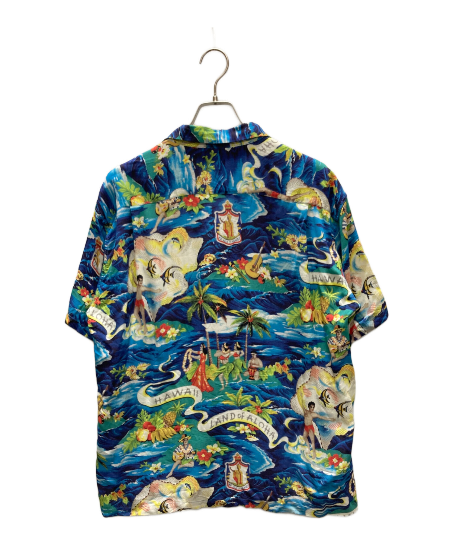 中古・古着通販】Sun Surf (サンサーフ) アロハシャツ ブルー サイズ