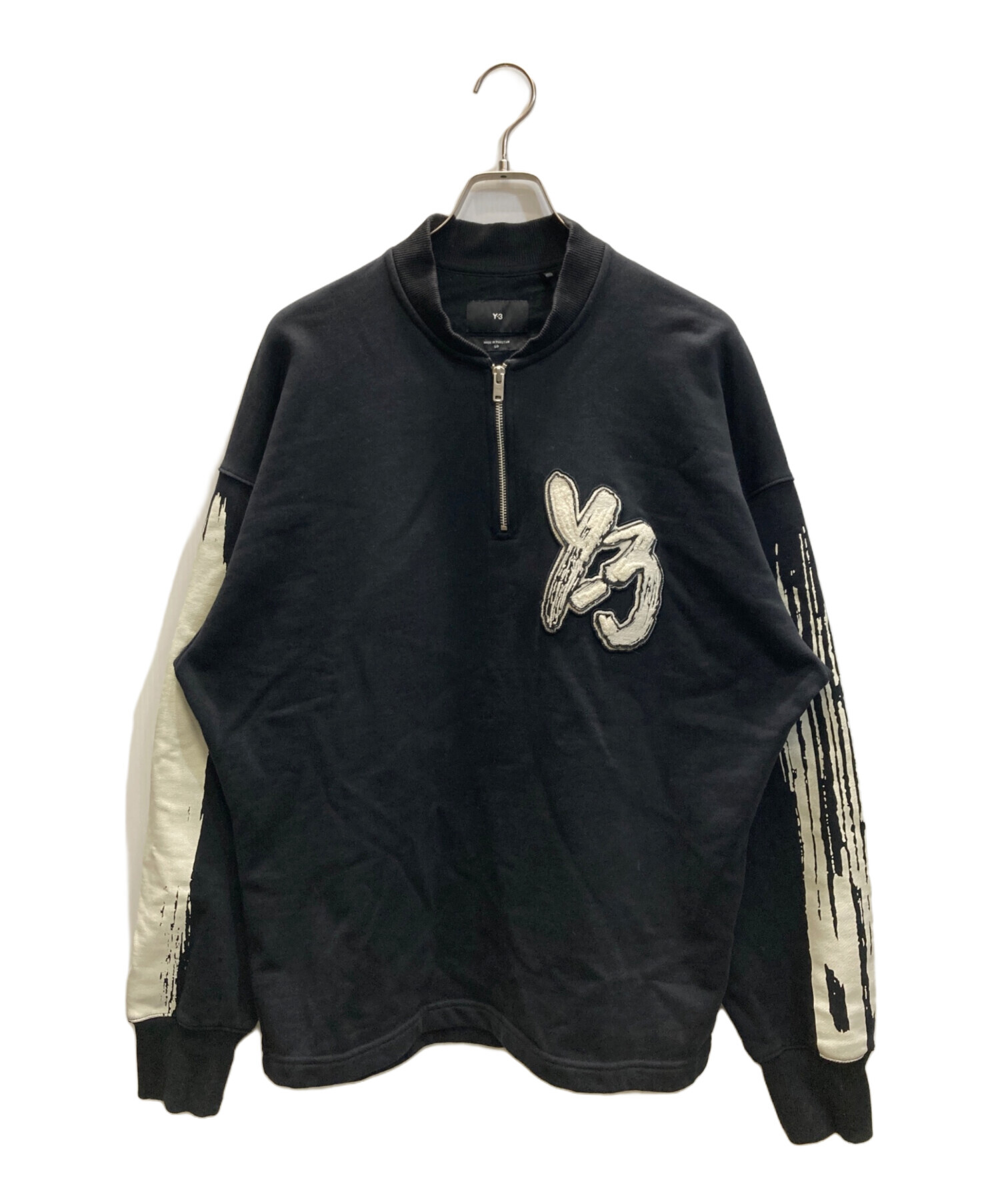 中古・古着通販】Y-3 (ワイスリー) GFX LOG FT CREW ハーフジップ