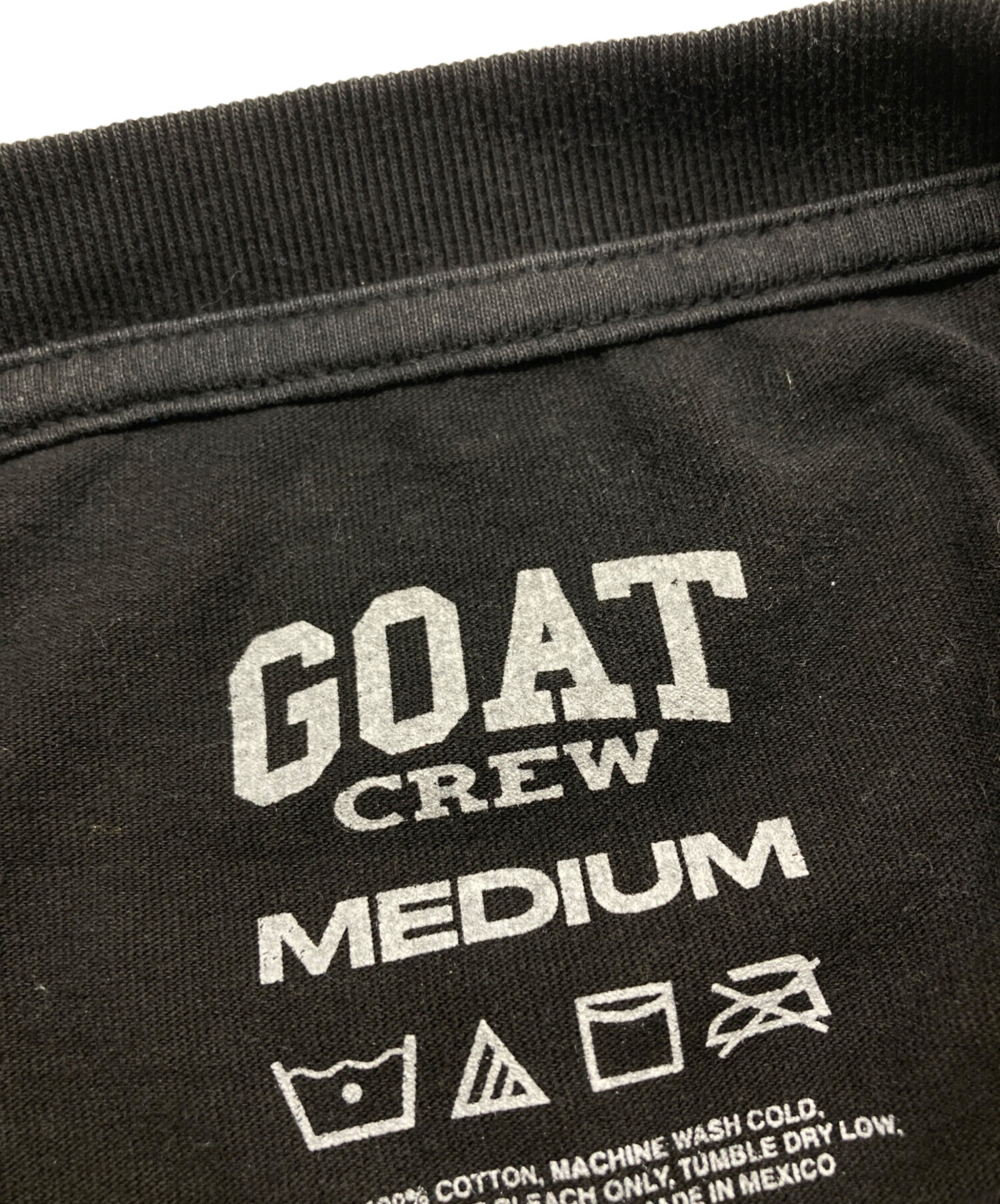 中古・古着通販】GOAT CREW (ゴートクルー) プリントTシャツ ブラック 