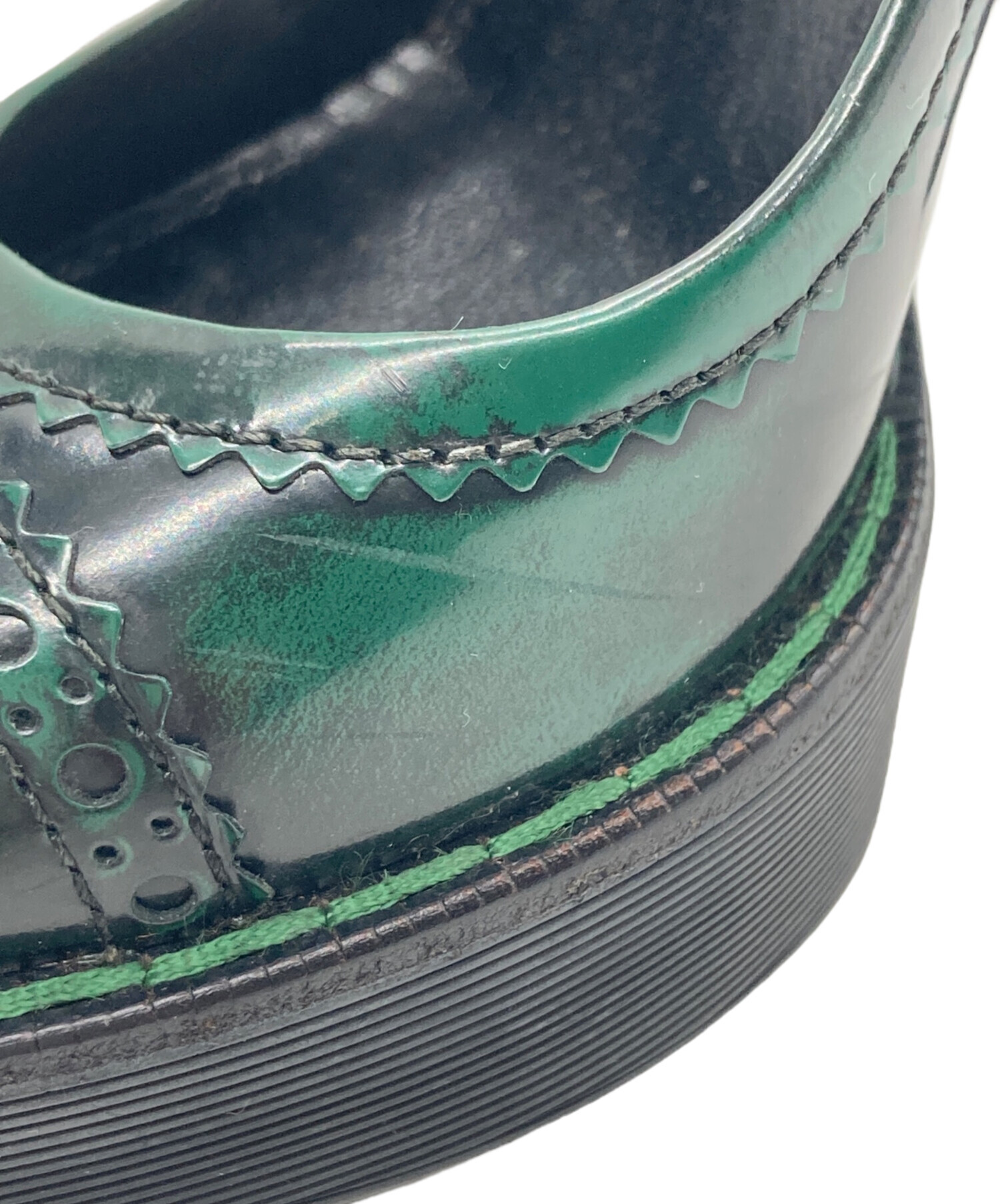 中古・古着通販】GUCCI (グッチ) ウィングチップ ハイヒールパンプス