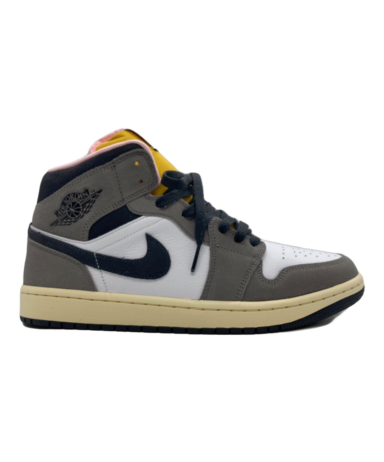 中古・古着通販】NIKE (ナイキ) AIR JORDAN 1 MID SE グレー サイズ 