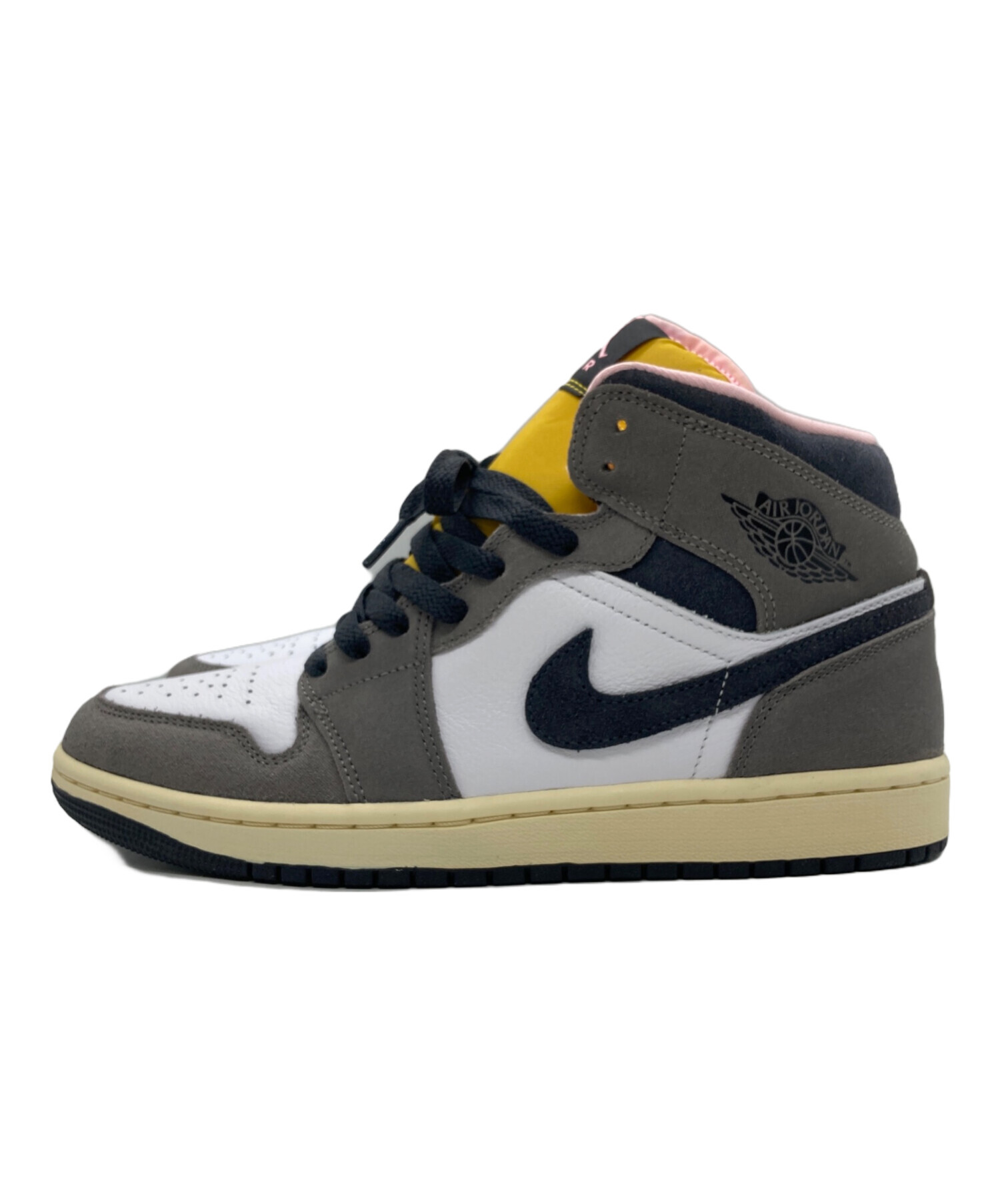 中古・古着通販】NIKE (ナイキ) AIR JORDAN 1 MID SE グレー サイズ 