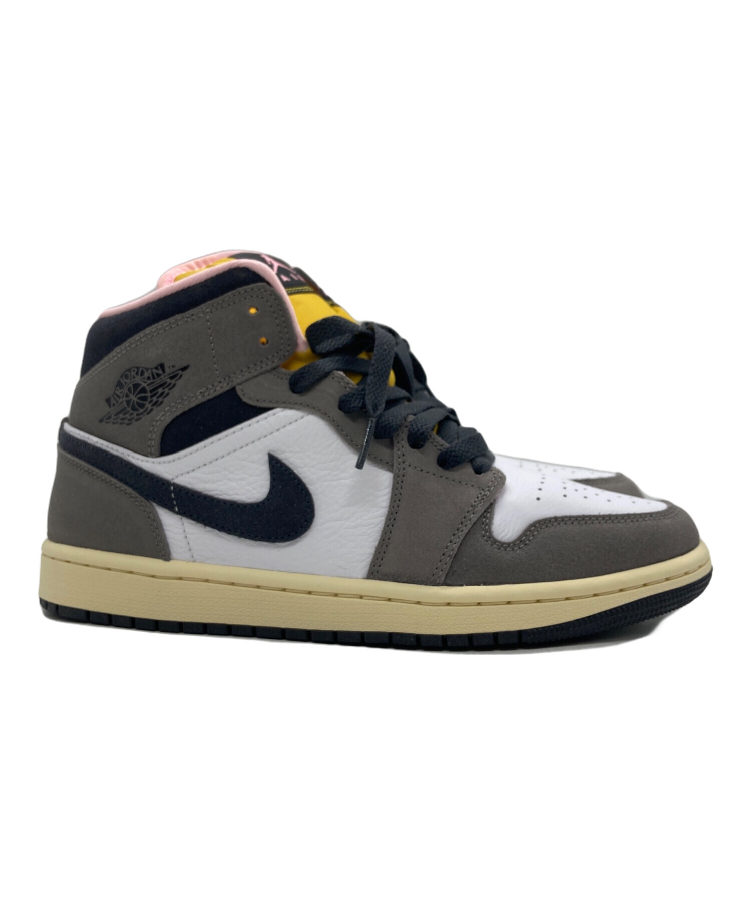 中古・古着通販】NIKE (ナイキ) AIR JORDAN 1 MID SE グレー サイズ 