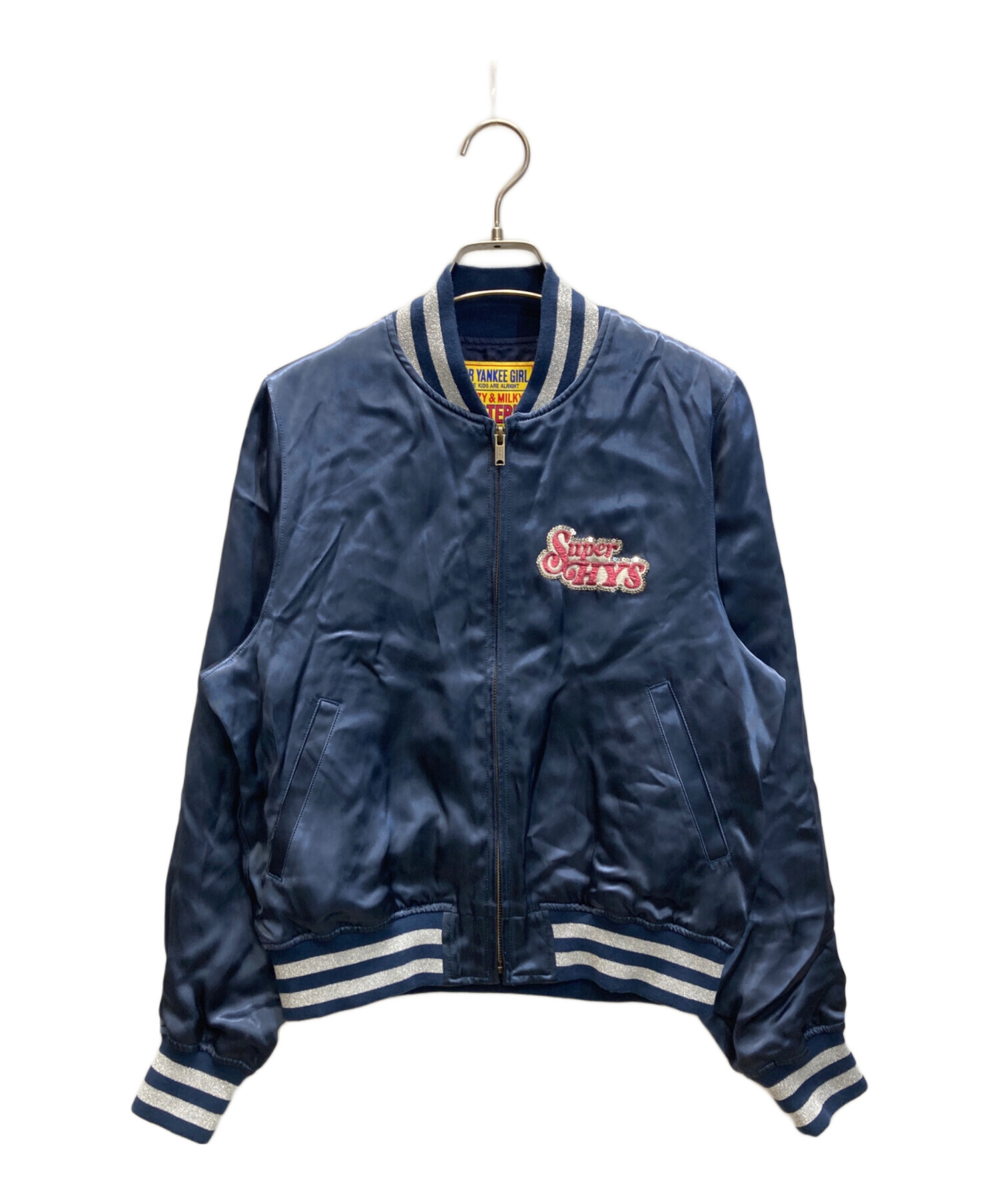 HYSTERIC GLAMOUR ネイビー スカジャン 中古・古着通販】Hysteric Glamour (ヒステリックグラマー) スカジャン