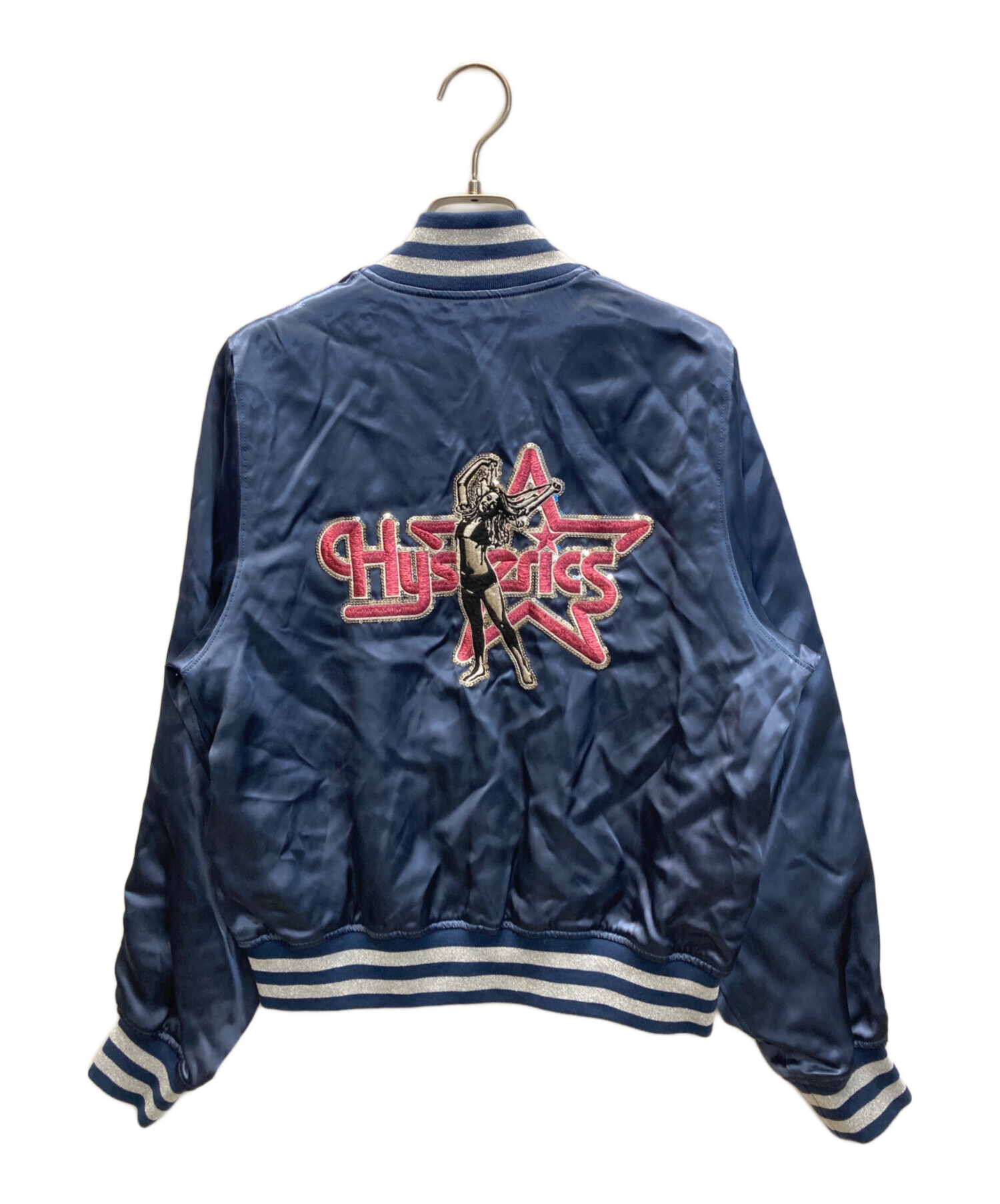HYSTERIC GLAMOUR ネイビー スカジャン 中古・古着通販】Hysteric Glamour (ヒステリックグラマー) スカジャン