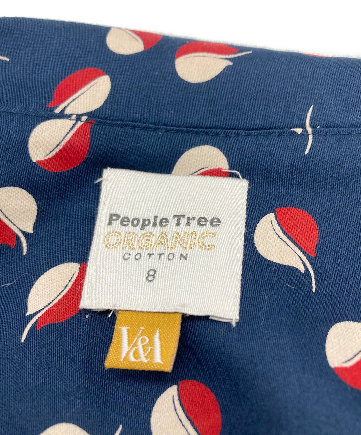 中古・古着通販】People Tree (ピープルツリー) V&A 総柄ワンピース