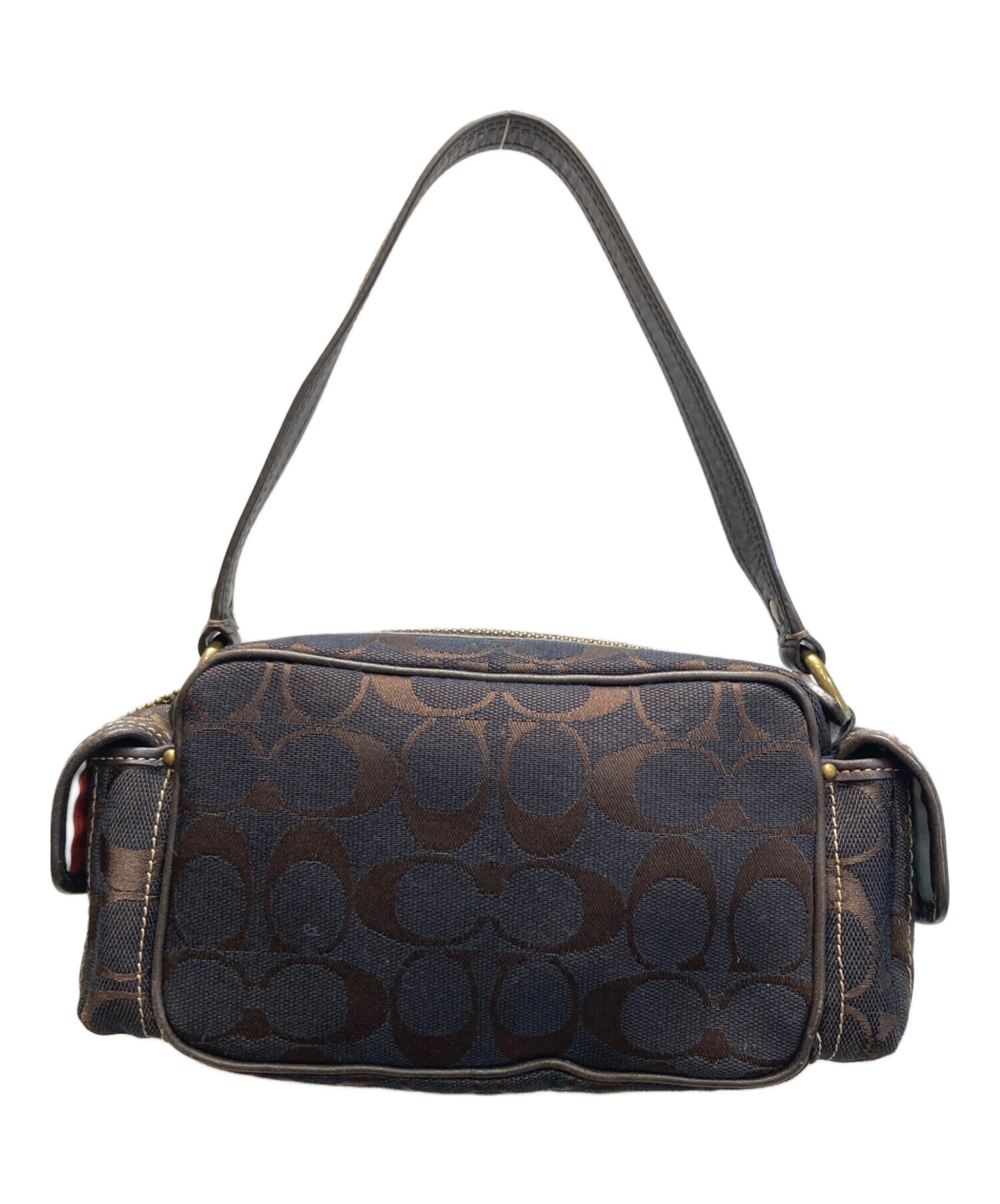 中古・古着通販】COACH (コーチ) シグネチャー ミニ ハンドバッグ