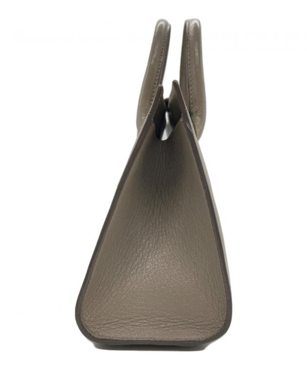 【ジミーチュウ】ベージュ・グレー ハンドバッグ ライリー 中古・古着通販】JIMMY CHOO (ジミーチュウ) RILEY ライリー レザー