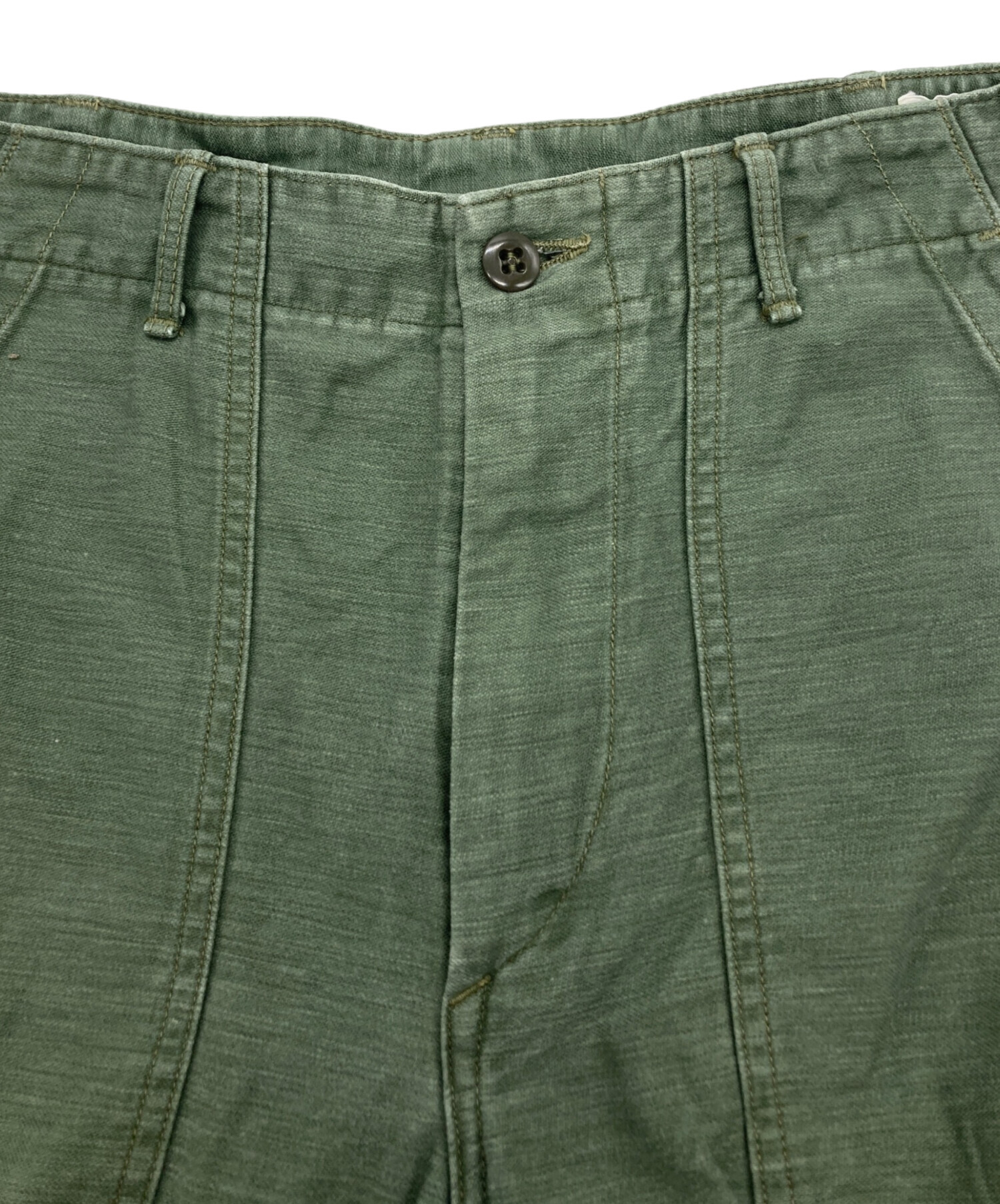 中古・古着通販】orSlow (オアスロウ) コットンサテンベイカーパンツ