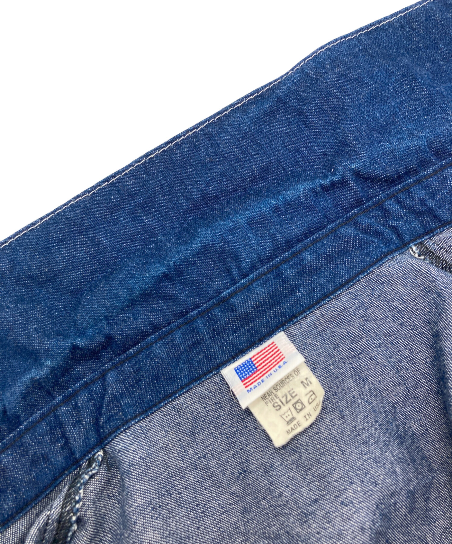 POINTER デニム ロングカバーオール POINTER BRAND デニムカバーオール MADE IN USA 実寸M - 古着屋HamburgCafe