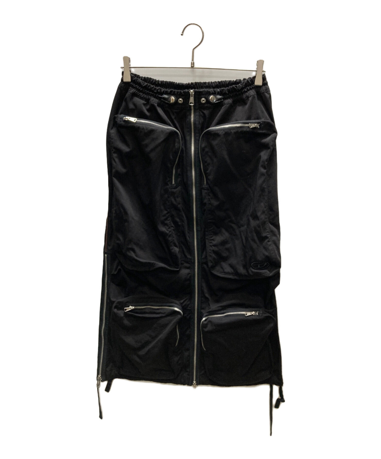 DIESEL O-MIRTA ジップディティール ロングスカート 23 DIESEL（ディーゼル） DIESEL O-MIRTA-NL 3Dポケット ジップ