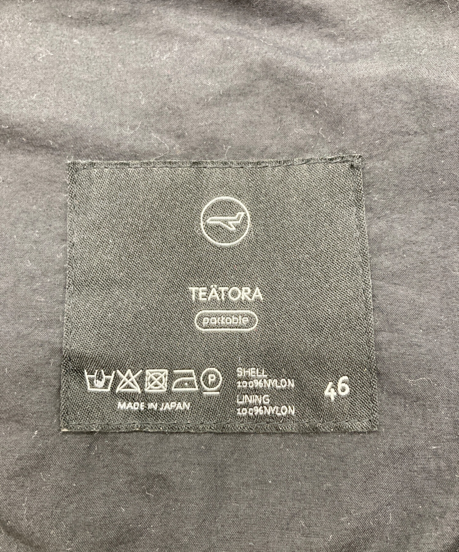 中古・古着通販】TEATORA (テアトラ) Souvenir Hunter P ブラック