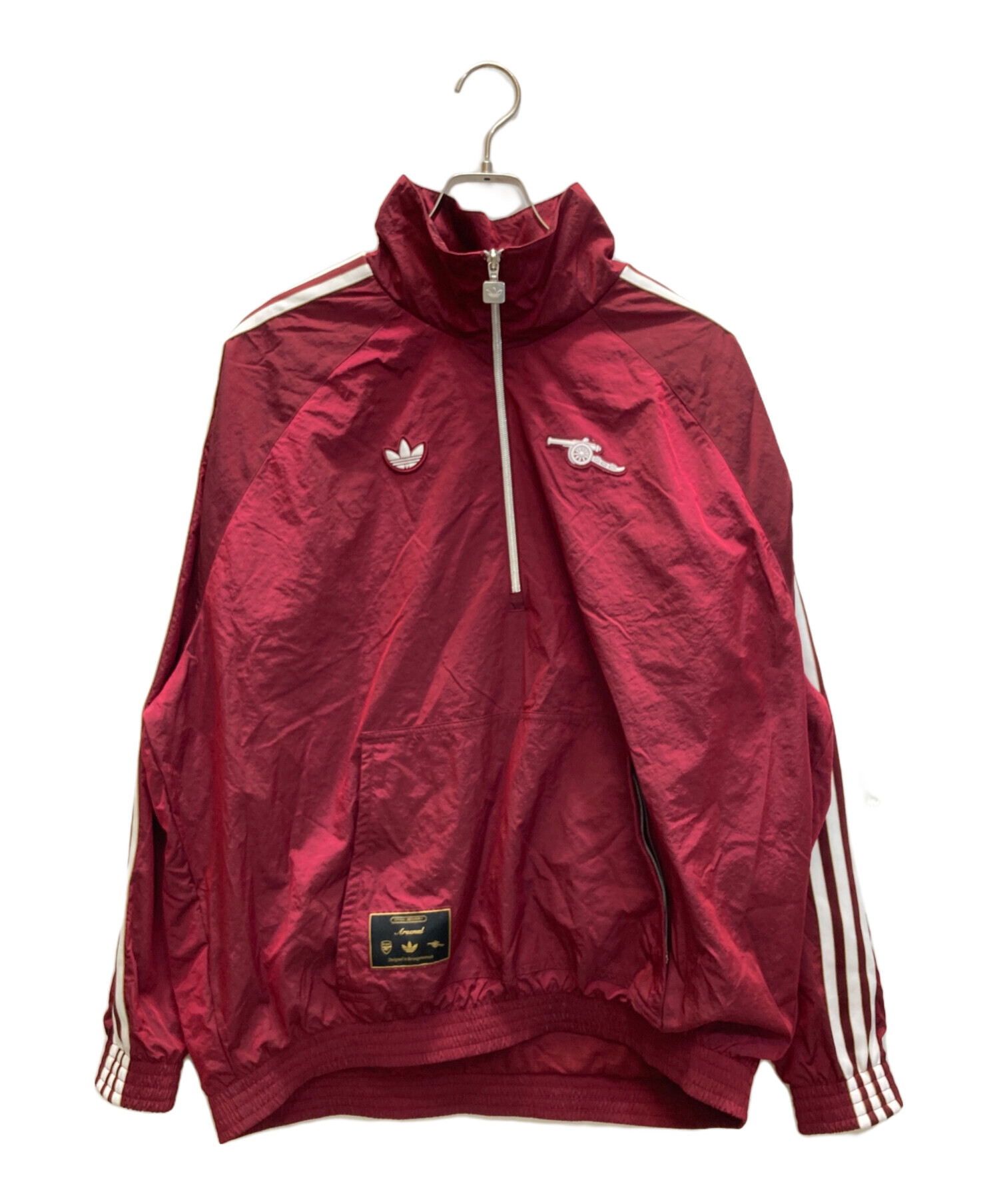 「Woo_2.7_A  」 アーセナル ハーフジップジャケット 中古・古着通販】adidas (アディダス) アーセナル テラスアイコン