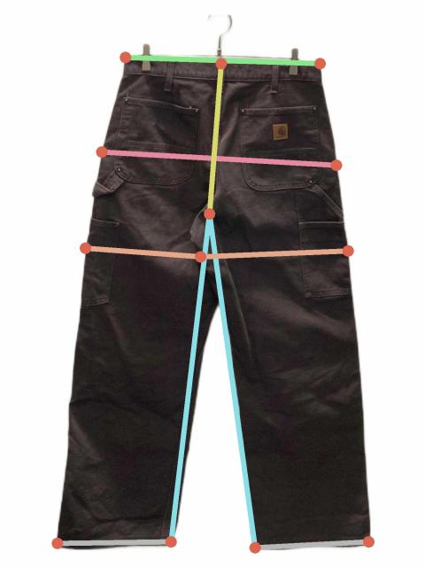 中古・古着通販】CarHartt (カーハート) ダブルニーダックペインター