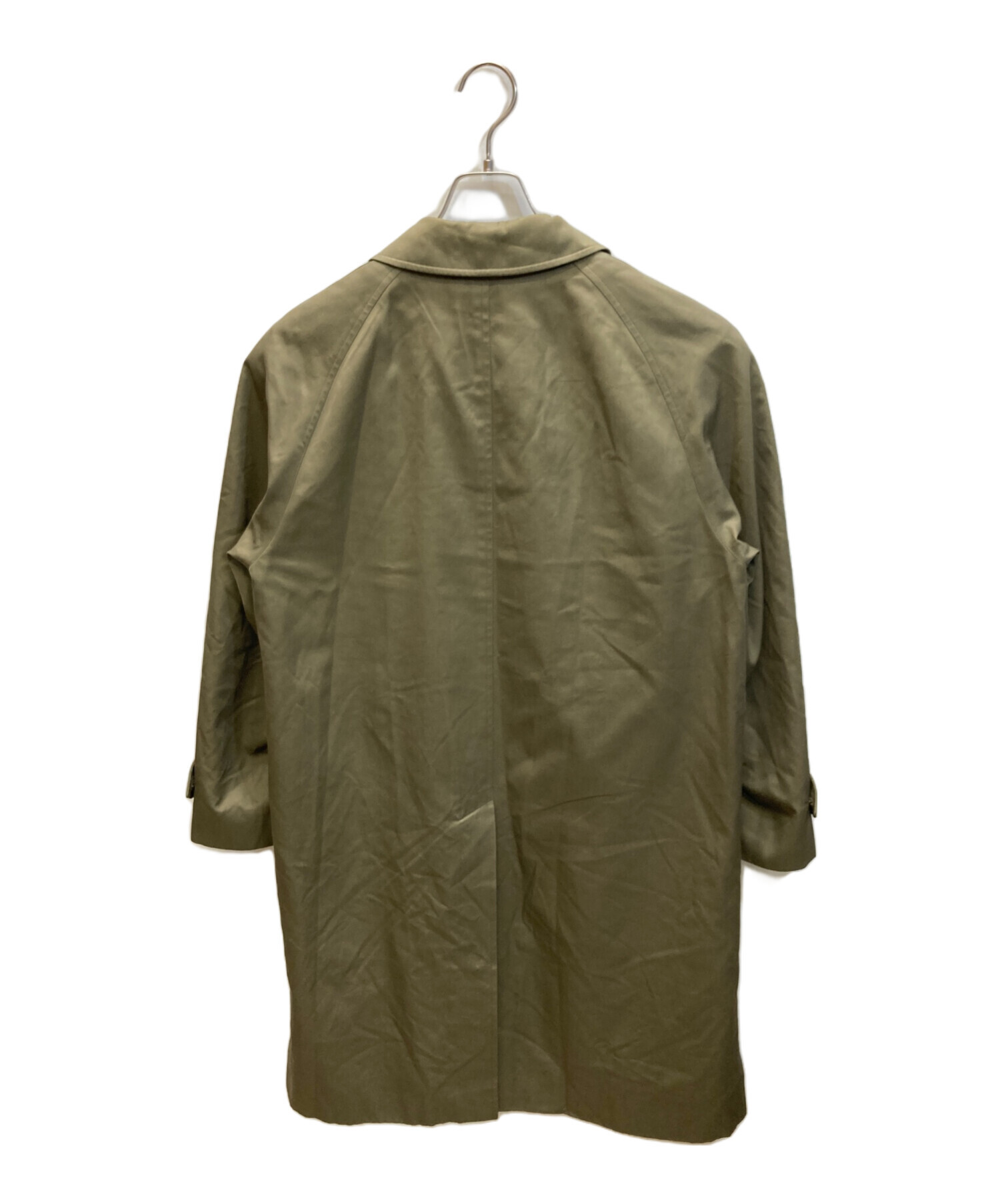 Burberry カーキ色 フード付き ステンカラーコート 中古・古着通販】Burberry's (バーバリーズ) ライナー付ステンカラー