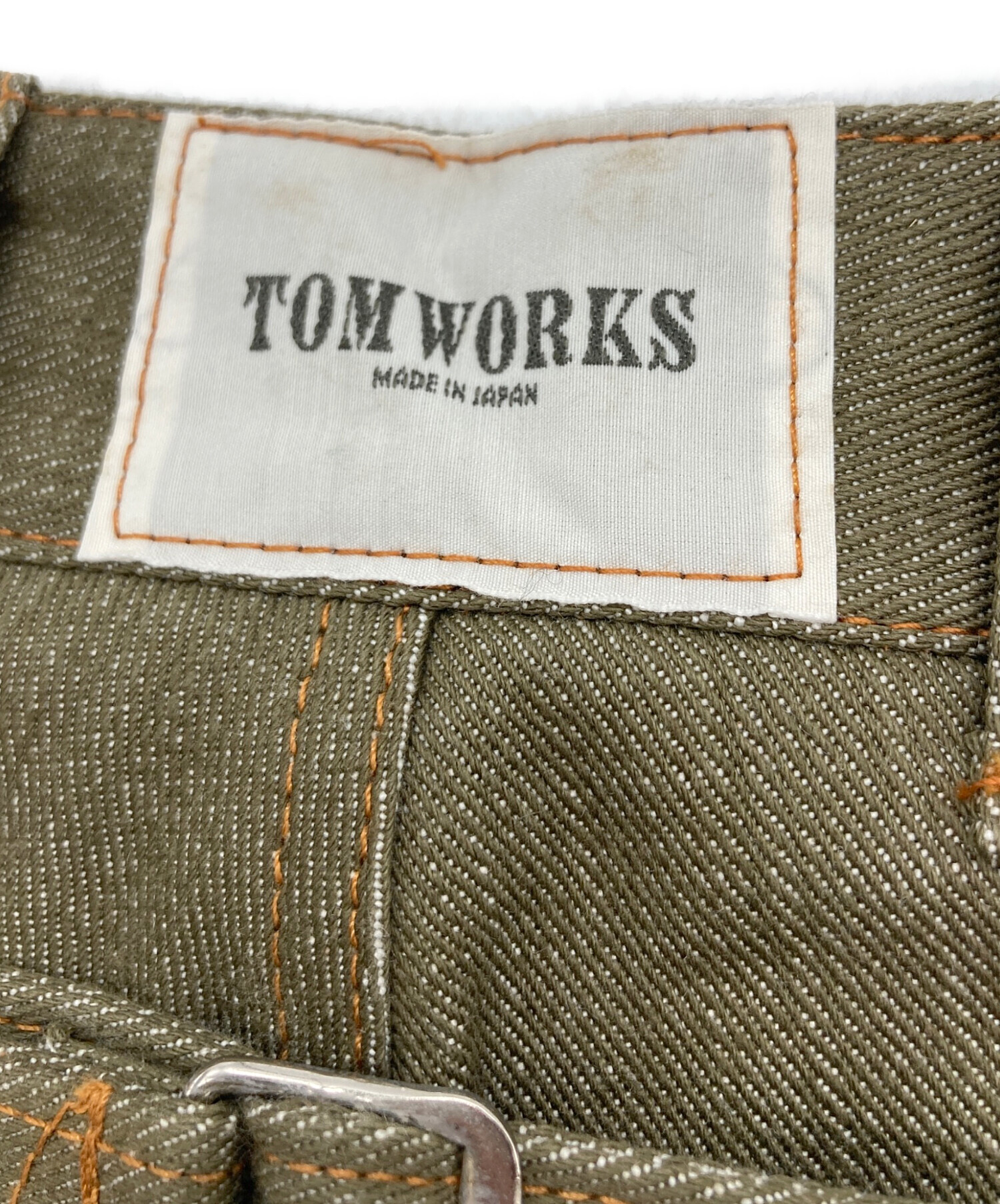 中古・古着通販】TOM WORKS (トムワークス) GREEN DENIM WORK PANTS