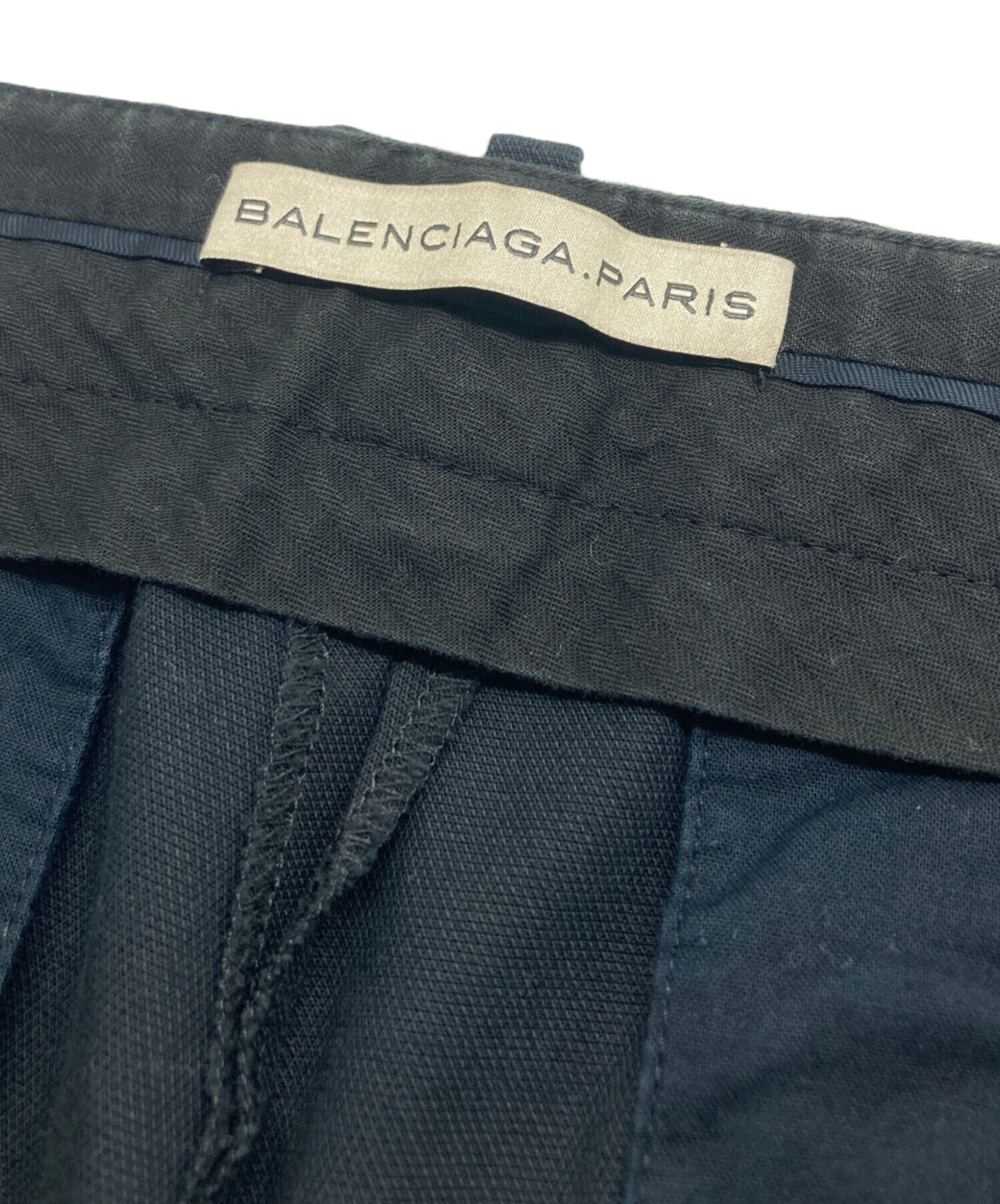 BALENCIAGA ブラック スラックス S 中古・古着通販】BALENCIAGA (バレンシアガ) スラックス ブラック