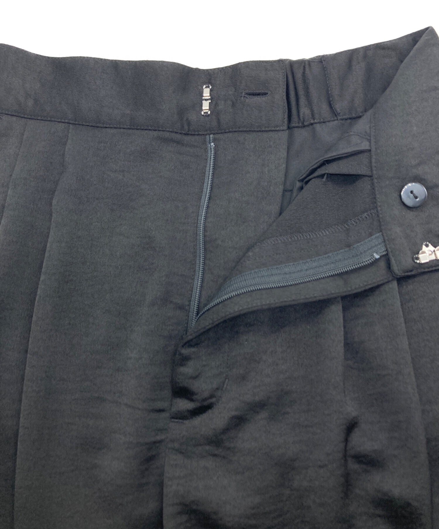 中古・古着通販】AMERI (アメリ) STRAIGHT CHINA PANTS ブラック