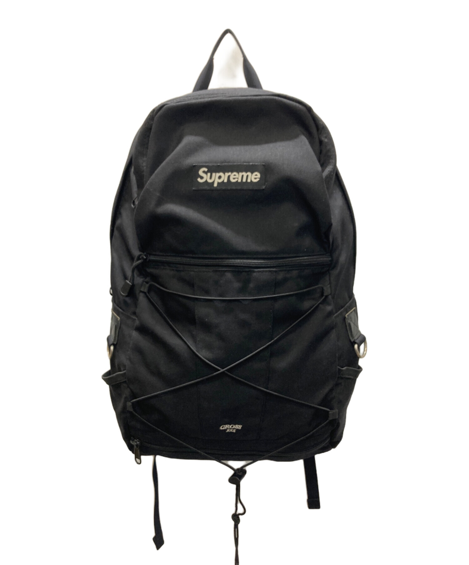 中古・古着通販】SUPREME (シュプリーム) Cross XXX Backpack ブラック