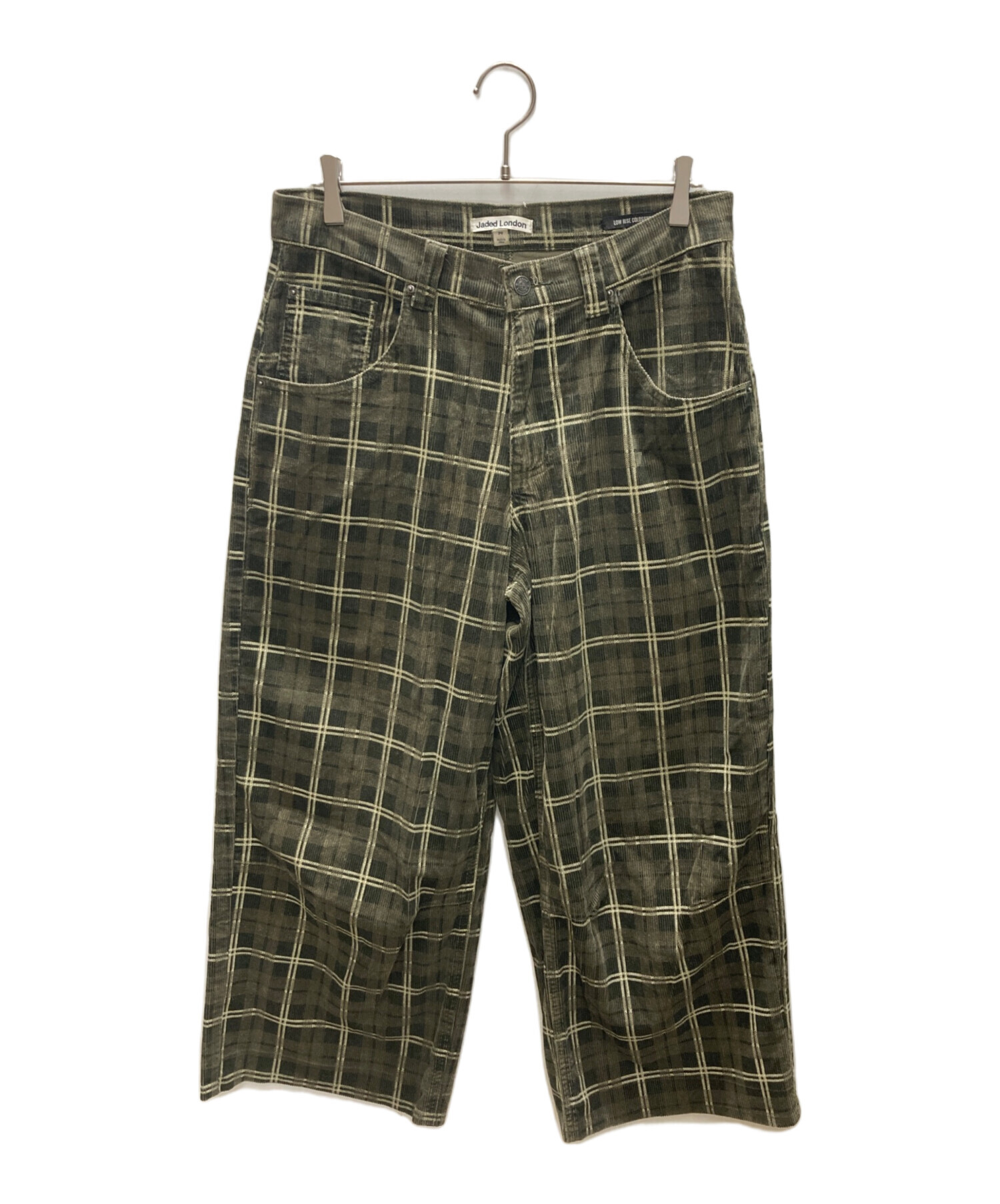JADED LONDON チェック柄ショートパンツ 32サイズ 中古・古着通販】Jaded London (ジェイデッドロンドン) コーデュロイ
