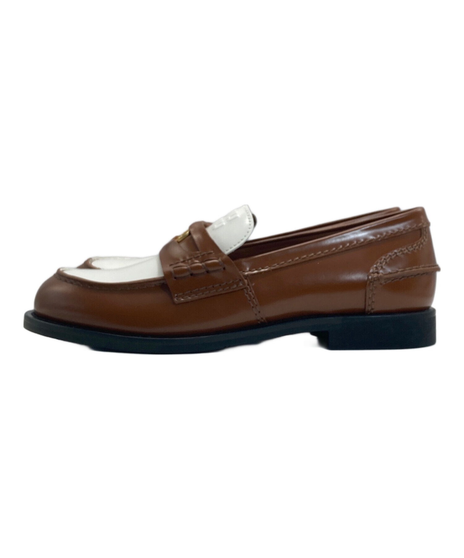 中古・古着通販】MIU MIU (ミュウミュウ) ブラッシュドレザー ペニー 