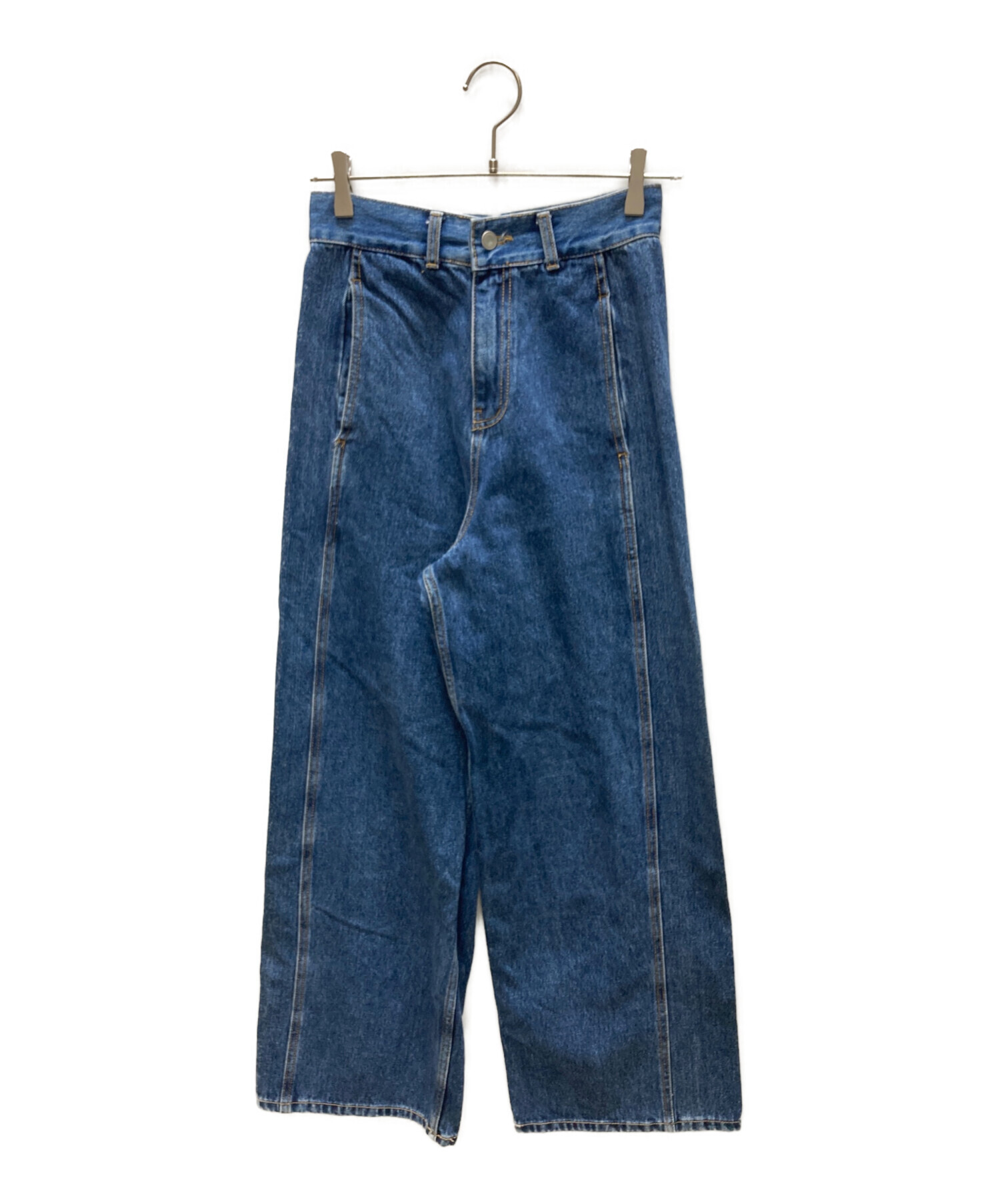 中古・古着通販】OHOTORO (オオトロ) Curve Wide Jeans Blue