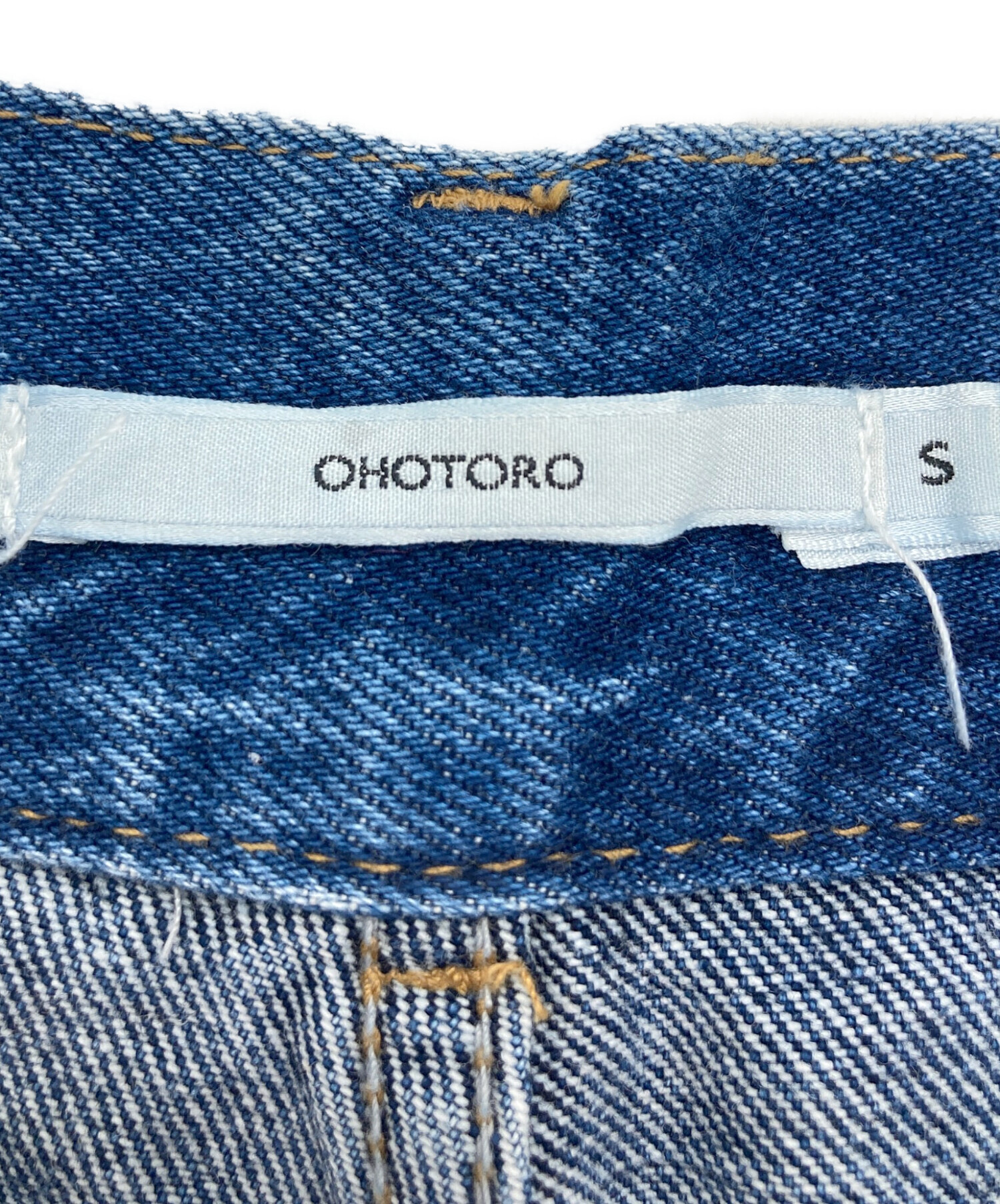 中古・古着通販】OHOTORO (オオトロ) Curve Wide Jeans Blue