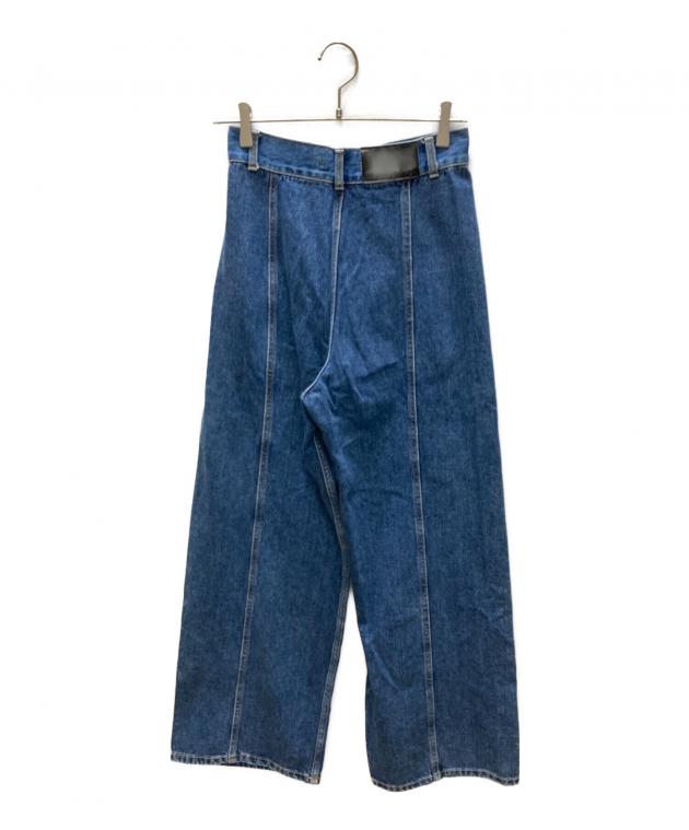 中古・古着通販】OHOTORO (オオトロ) Curve Wide Jeans Blue 