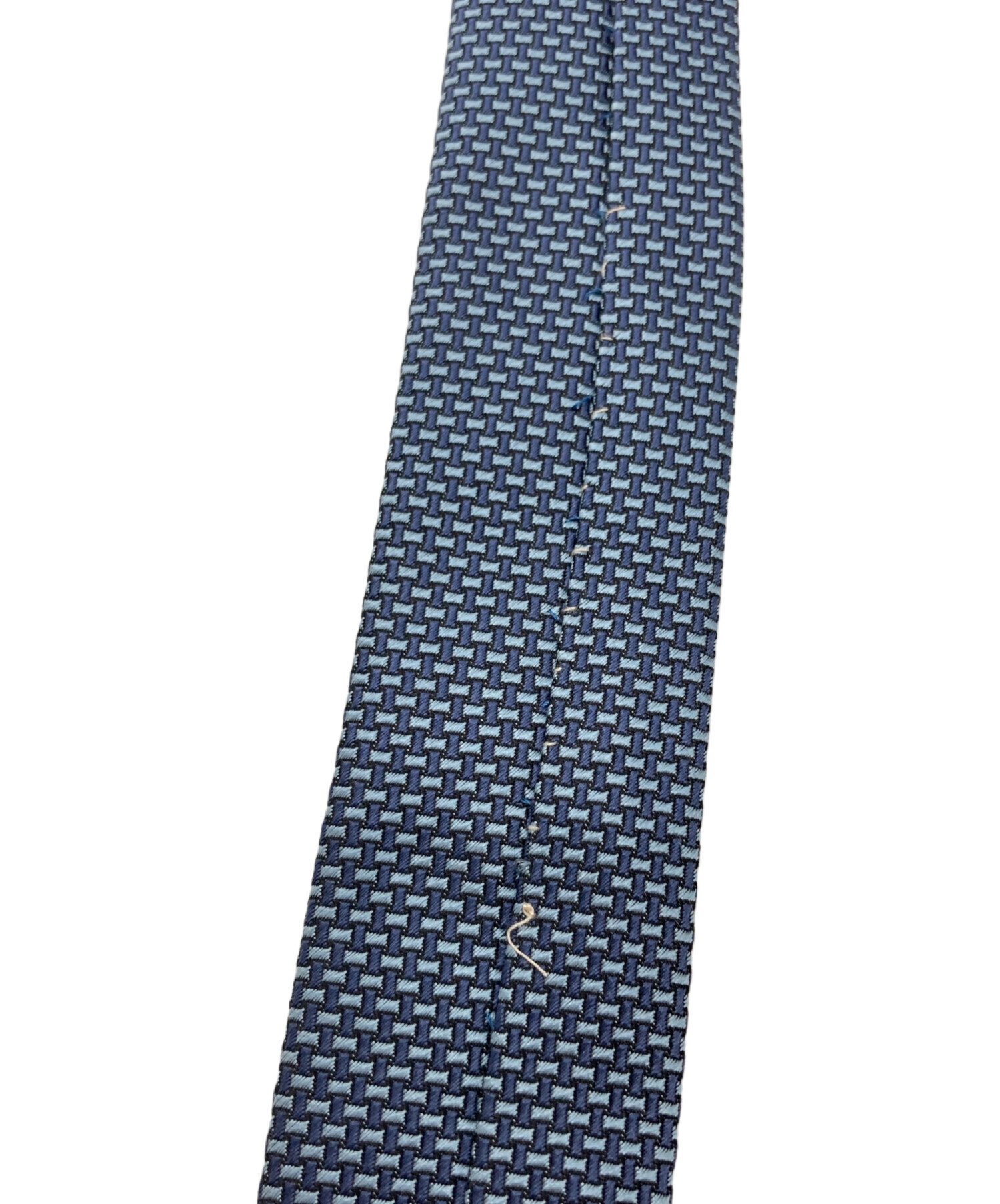 中古・古着通販】HERMES (エルメス) シルクネクタイ ネイビー サイズ