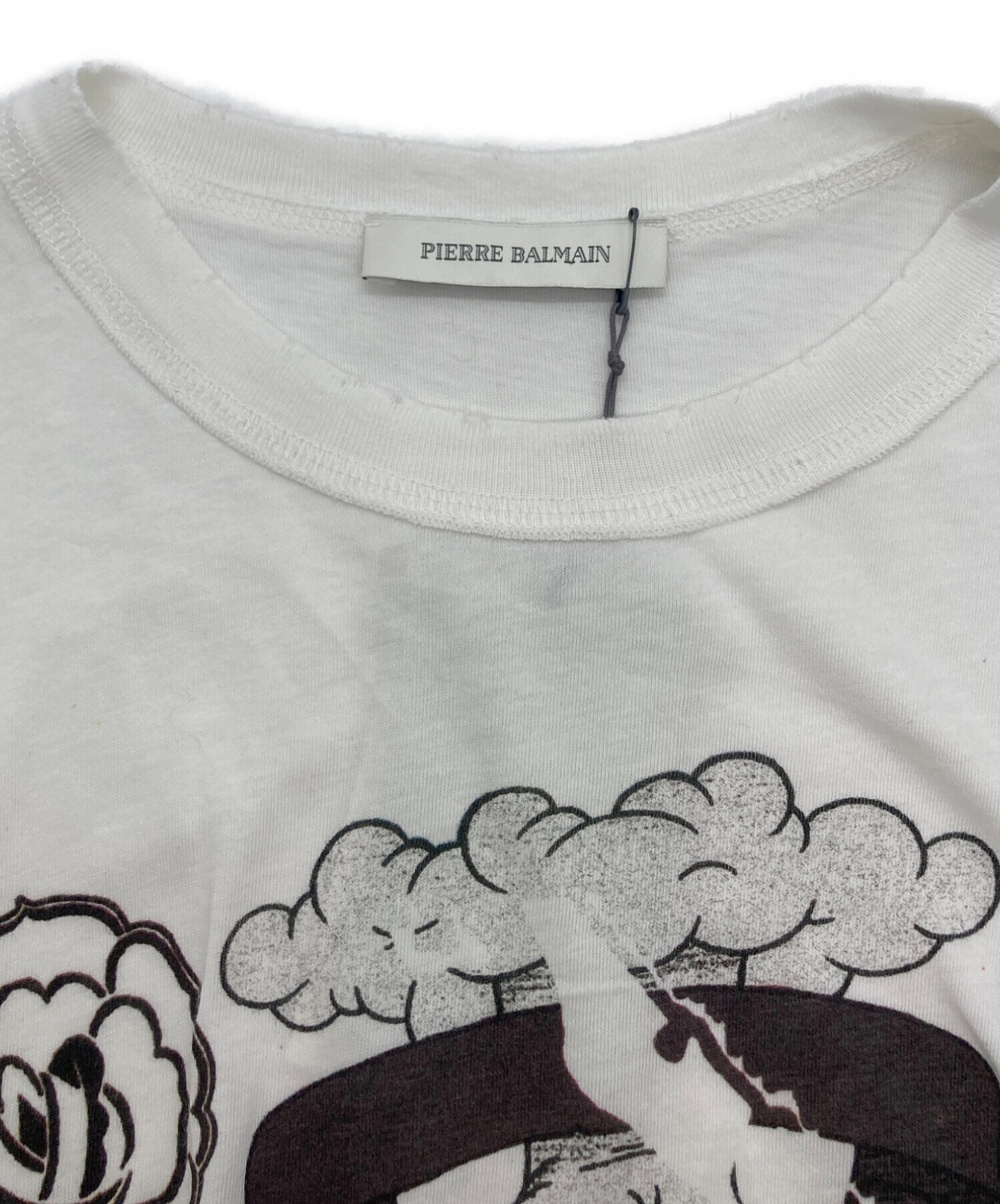 中古・古着通販】PIERRE BALMAIN (ピエール バルマン) プリントTシャツ 