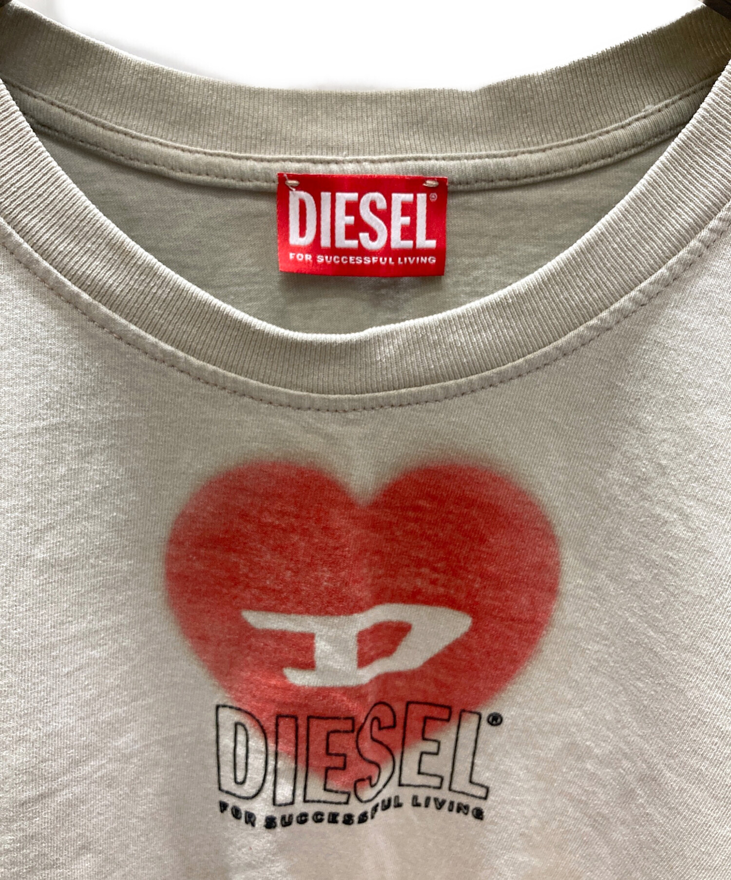 中古・古着通販】DIESEL (ディーゼル) T-BUXT-N4 Tシャツ ベージュ 