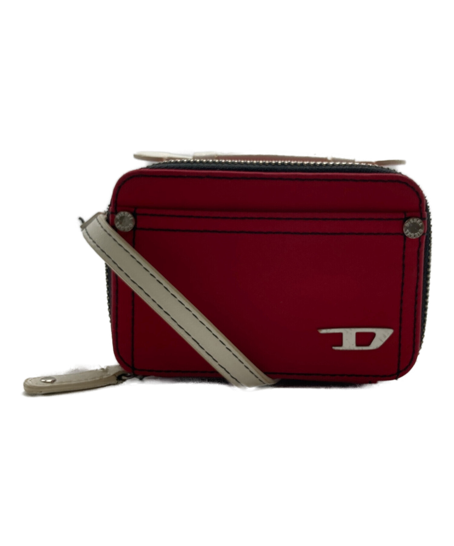 中古・古着通販】DIESEL (ディーゼル) ミニショルダーバッグ レッド