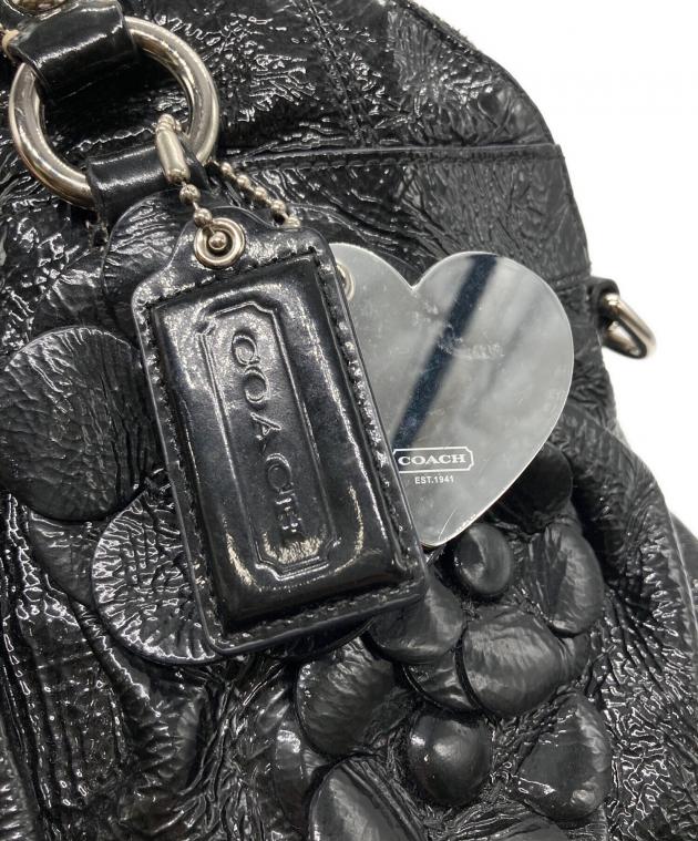 中古・古着通販】COACH (コーチ) ポピー パテント ウィズフラワーハイ