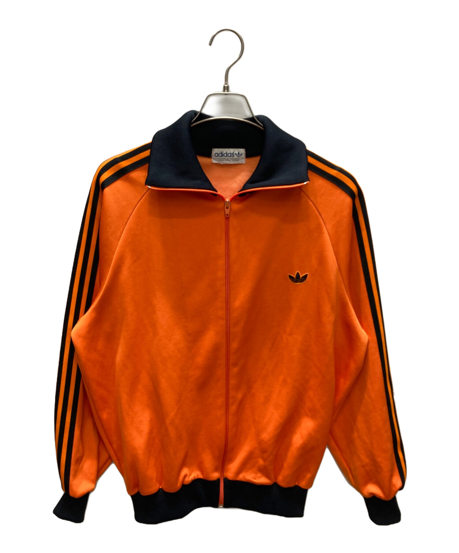 80’s  firebird トラックジャケット オレンジ 黒 中古・古着通販】adidas (アディダス) 70-80s トラックジャケット