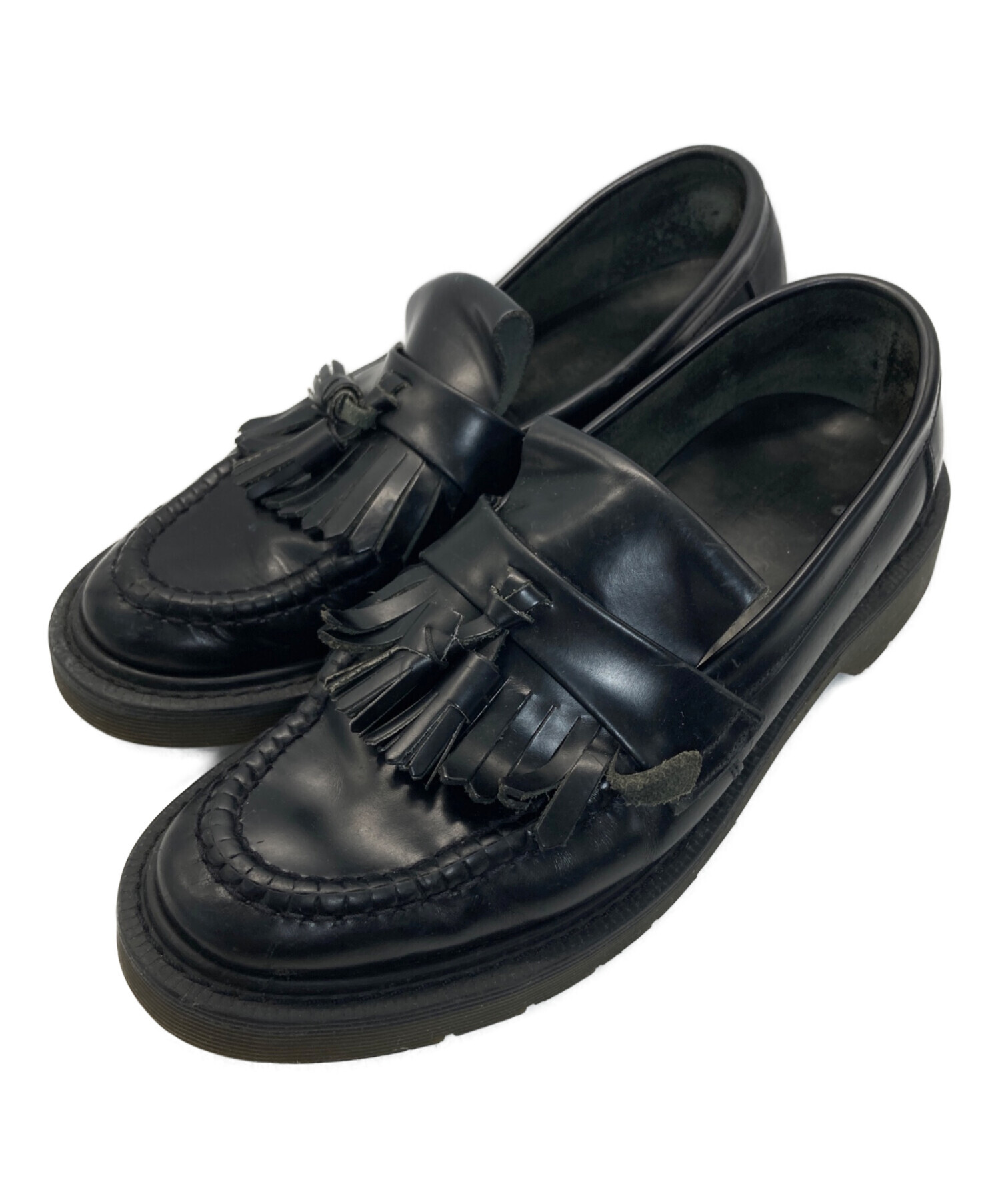 Loake タッセルローファー　UK 81/2 中古・古着通販】LOAKE (ローク) タッセルローファー ブラック サイズ