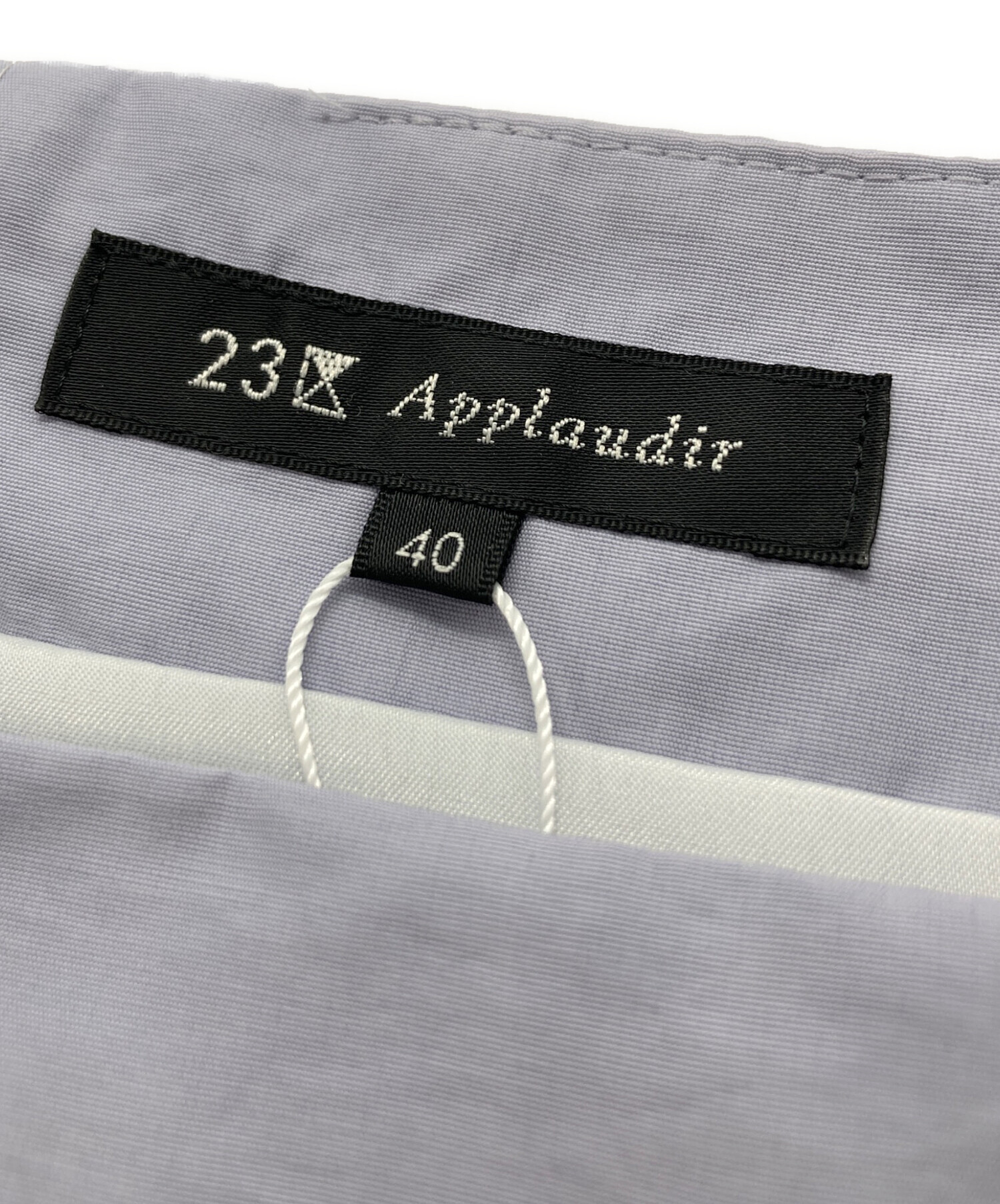 中古・古着通販】23区 (ニジュウサンク) APPLAUDIR スクエアネック