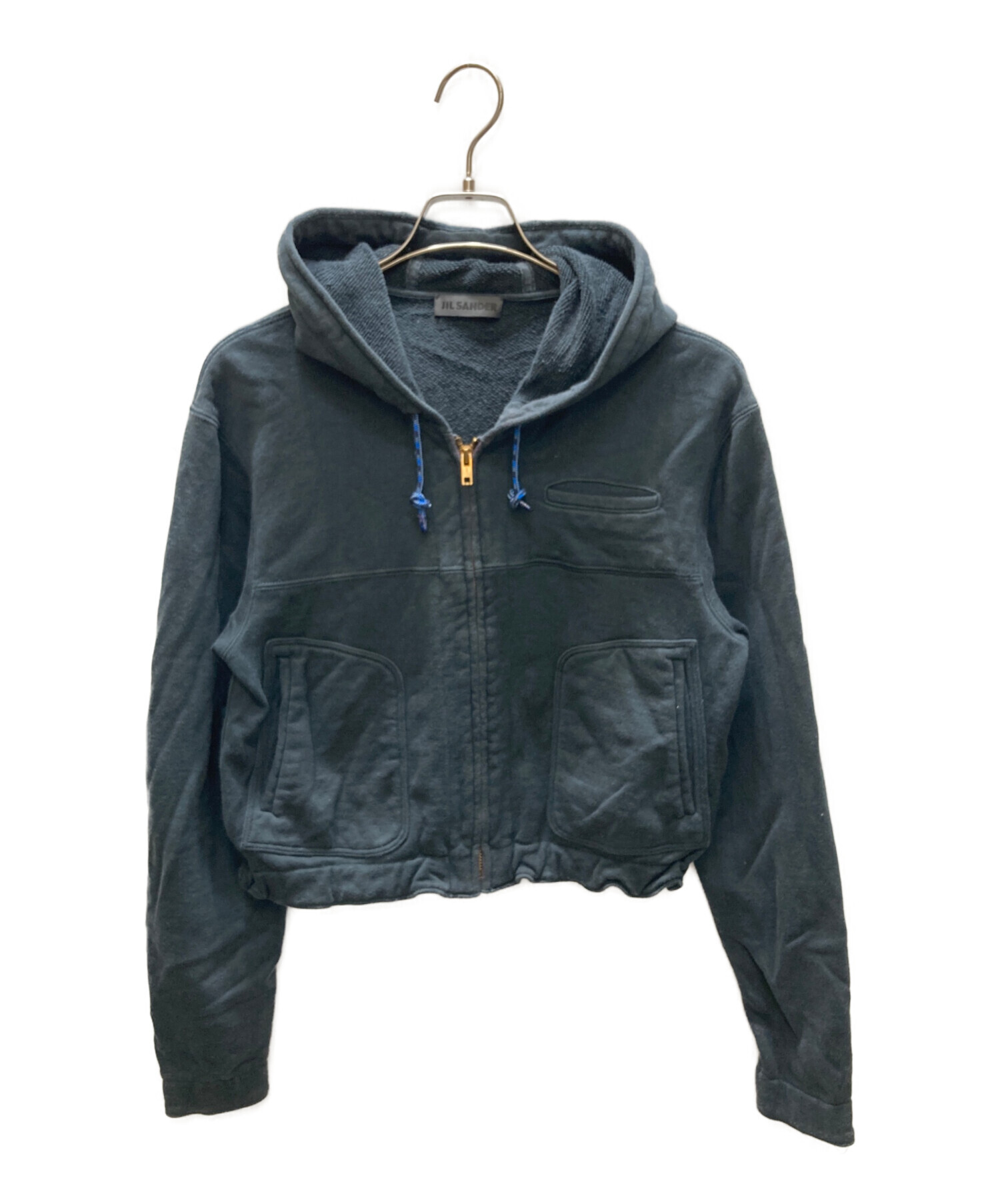 中古・古着通販】JIL SANDER (ジルサンダー) ショート丈ジップパーカー