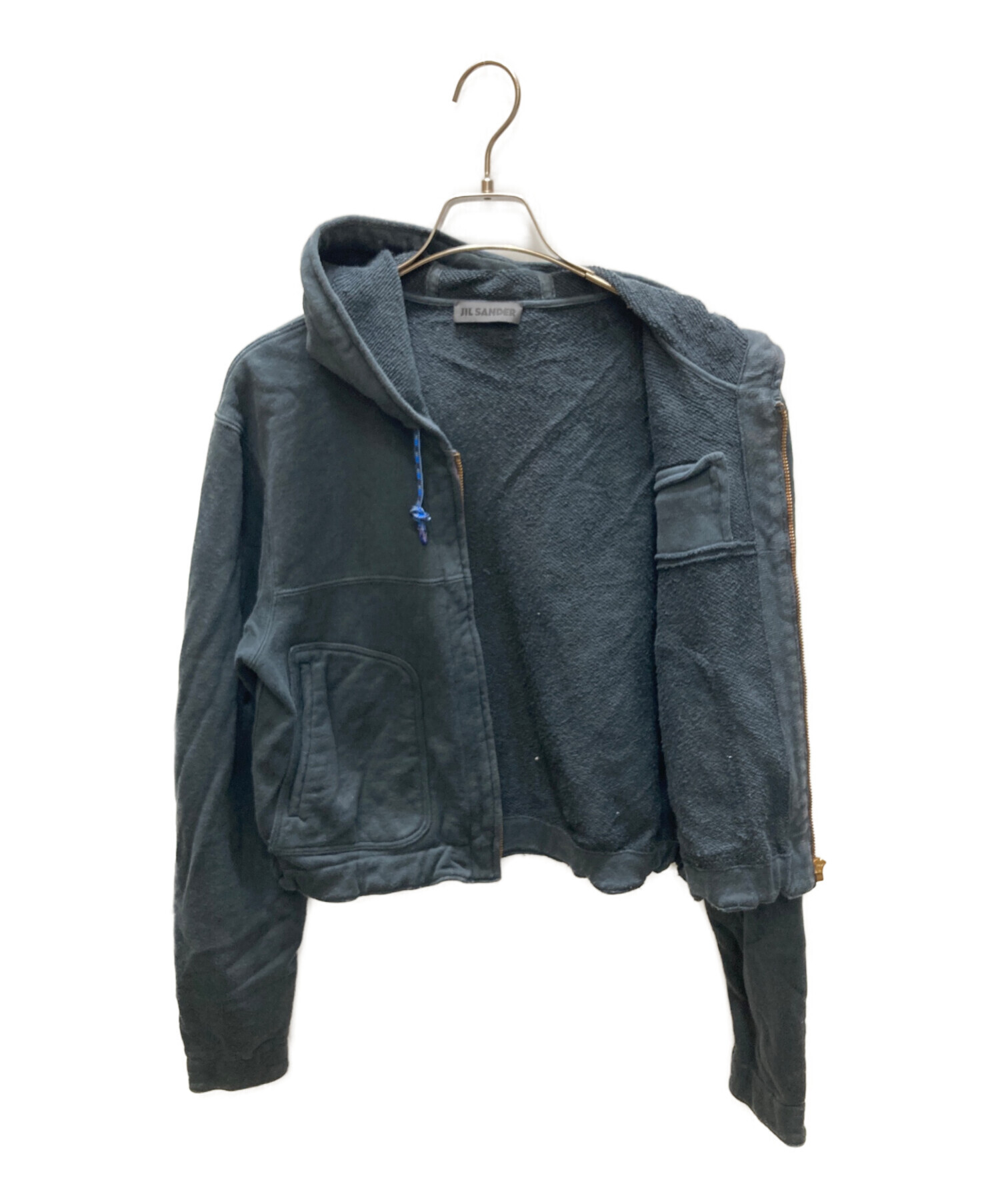 中古・古着通販】JIL SANDER (ジルサンダー) ショート丈ジップパーカー