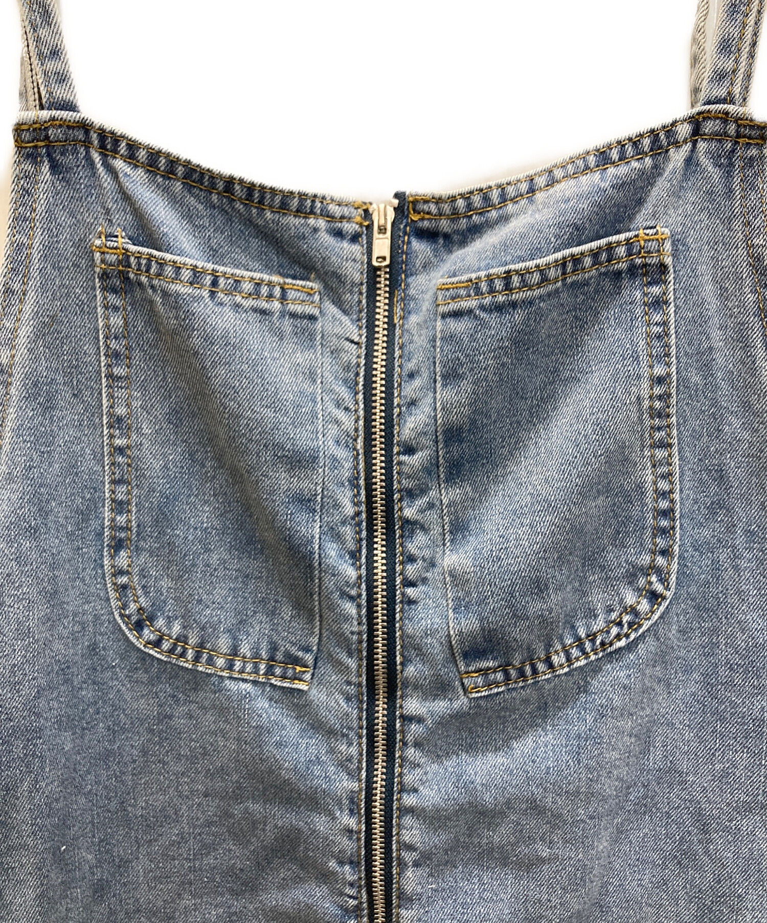 中古・古着通販】IAMALPHA (イアム) フロントジップストラップデザイン