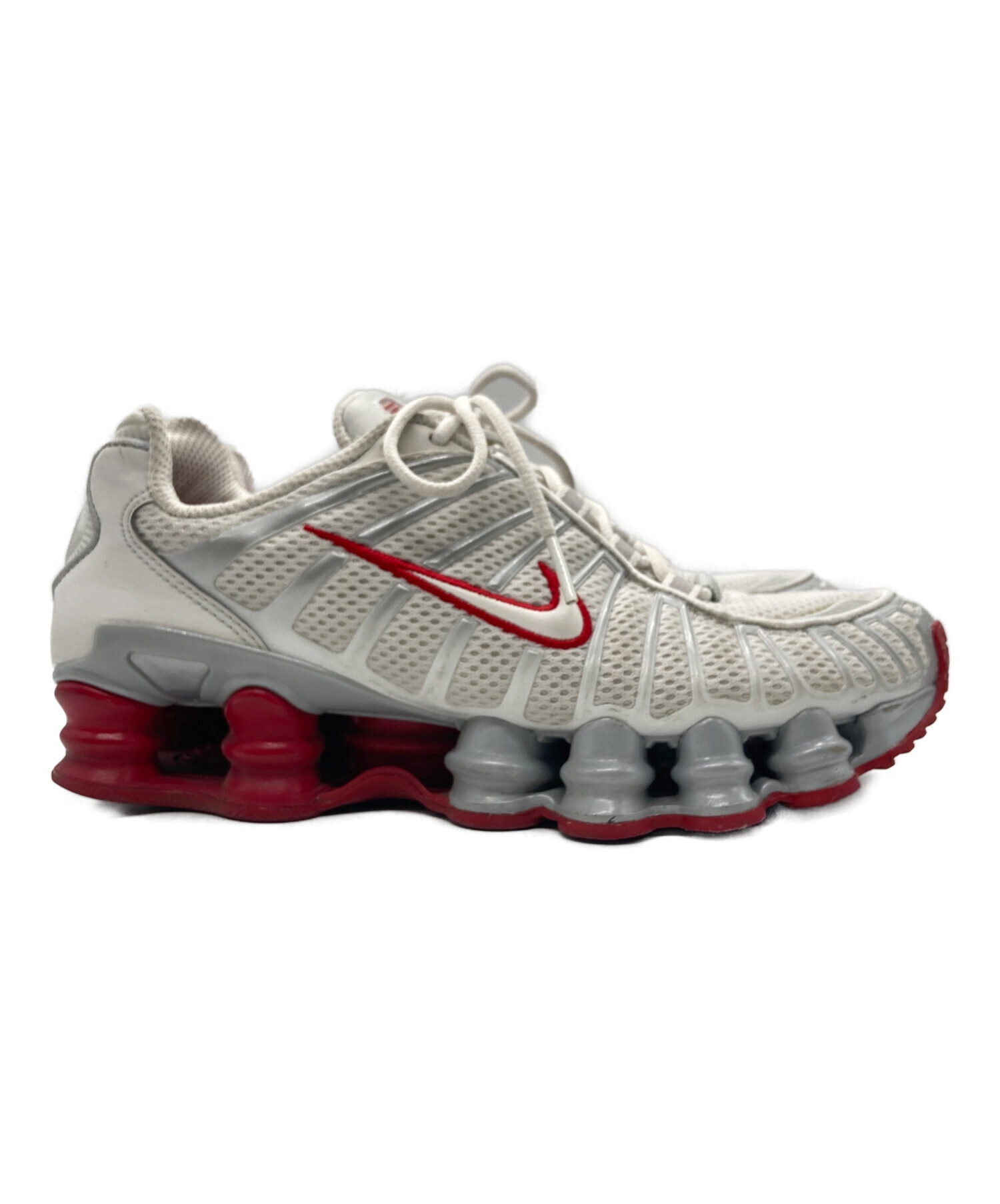 中古・古着通販】NIKE (ナイキ) W SHOX TL ホワイト×レッド サイズ:24