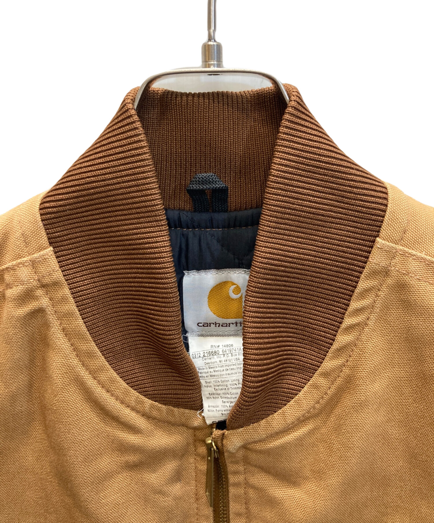 [値下げ]Carhartt ダックベスト ブラウン カーハート 古着 中古・古着通販】CarHartt (カーハート) DUCK VEST ARCTIC QUILT LINED