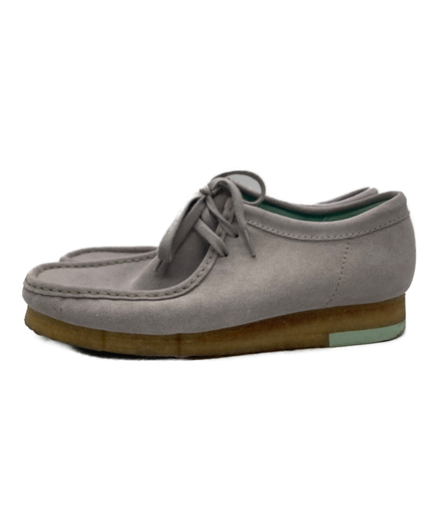 中古・古着通販】CLARKS (クラークス) ワラビーブーツ グレー サイズ