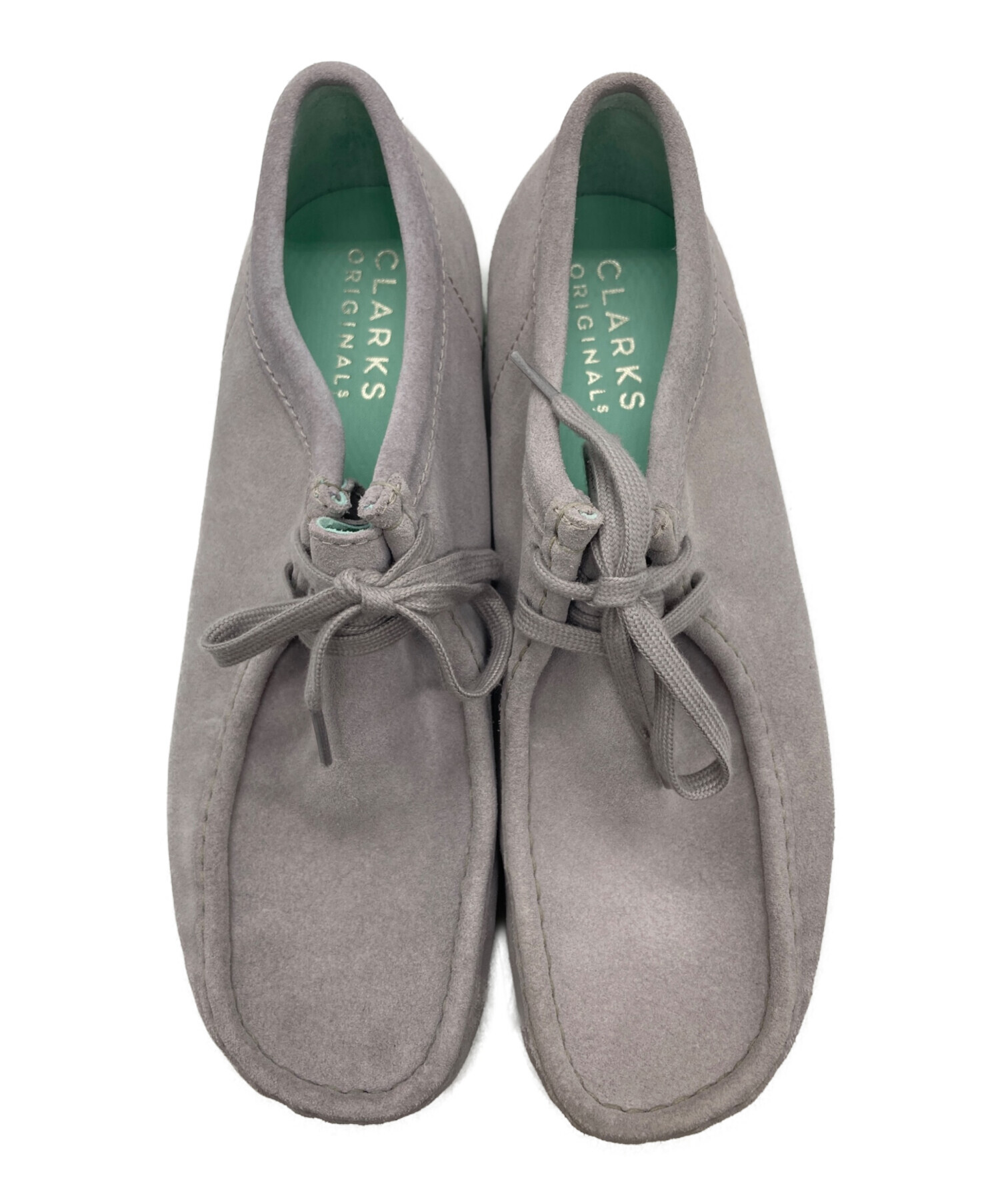 中古・古着通販】CLARKS (クラークス) ワラビーブーツ グレー サイズ
