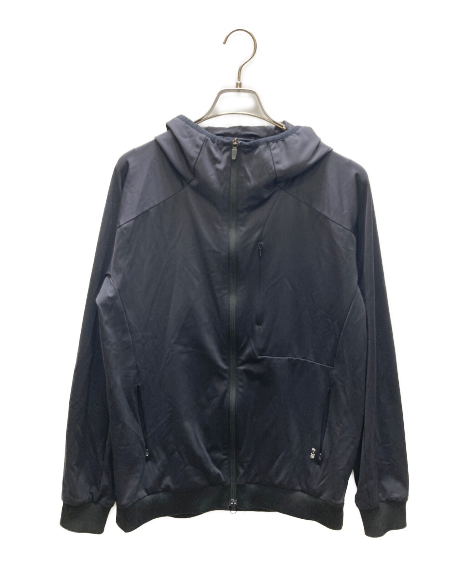 美品 k-3B 24HR-WEARABLE 3Dパーカー  1 ブラック 干場 中古・古着通販】K-3B (ケースリービー) 040 N 24HR-WEARABLE 3D