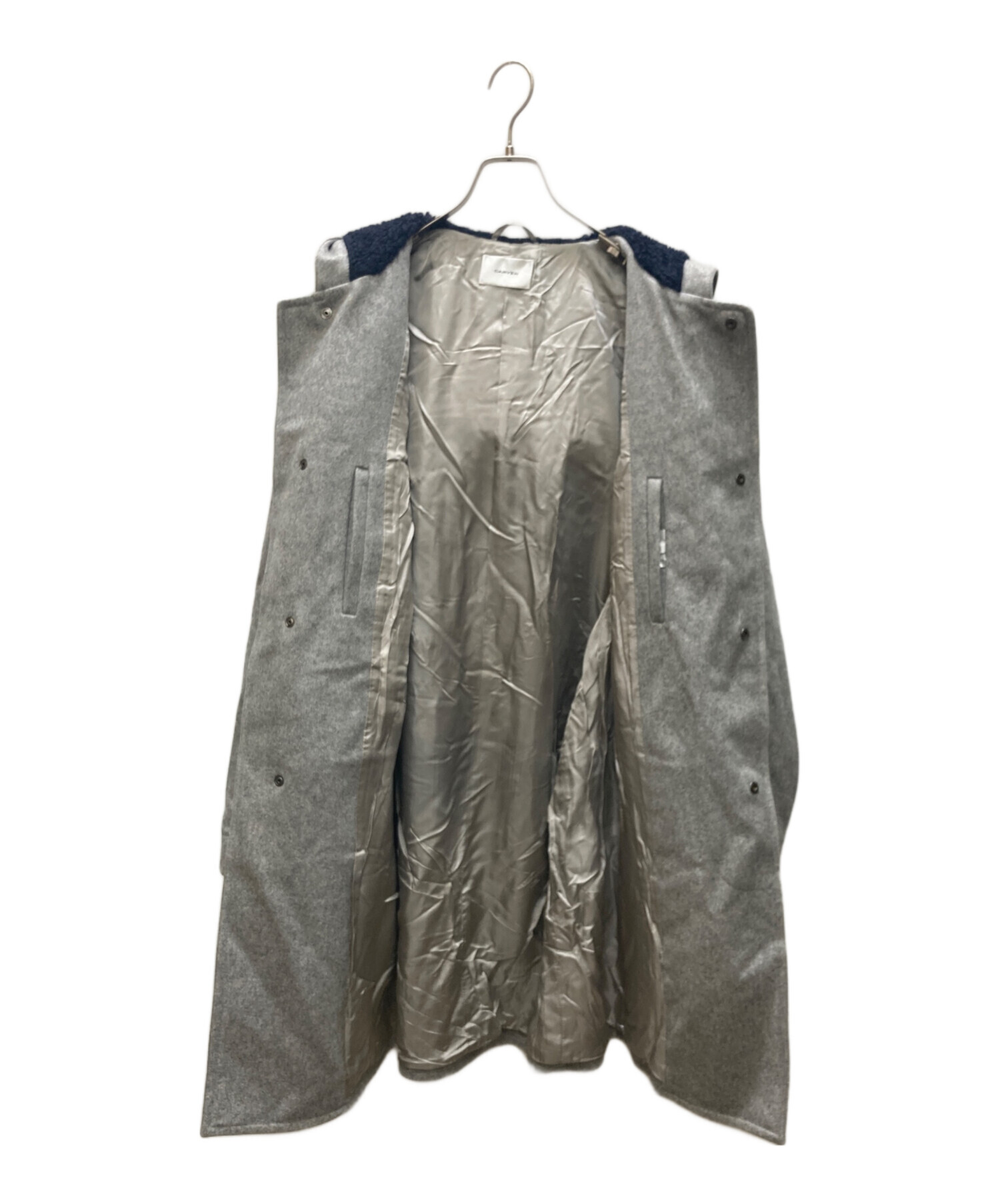 CARVEN カルヴェン　ツイード　ダッフルコート 中古・古着通販】CARVEN (カルヴェン) フード付きダッフルコート
