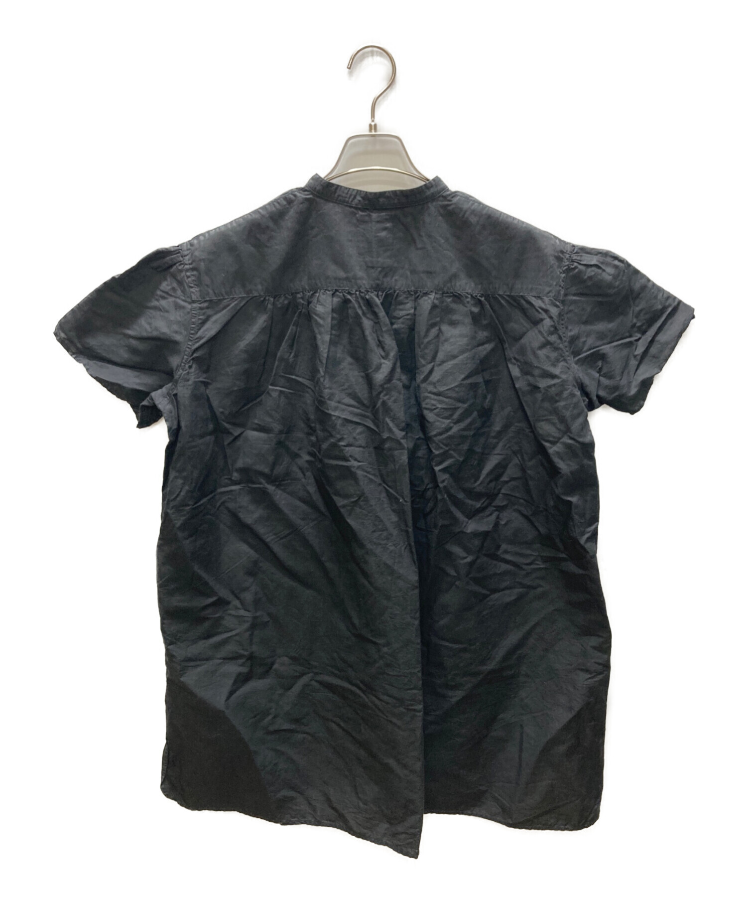 中古・古着通販】DANTON (ダントン) コットンリネン 半袖バンドカラー