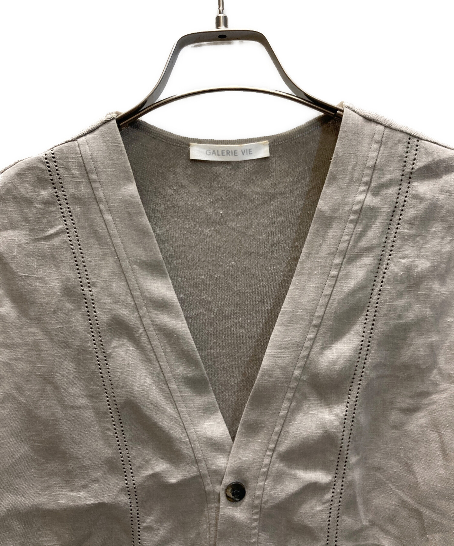 中古・古着通販】GALERIE VIE (ギャルリーヴィー) リブコンビフレンチ