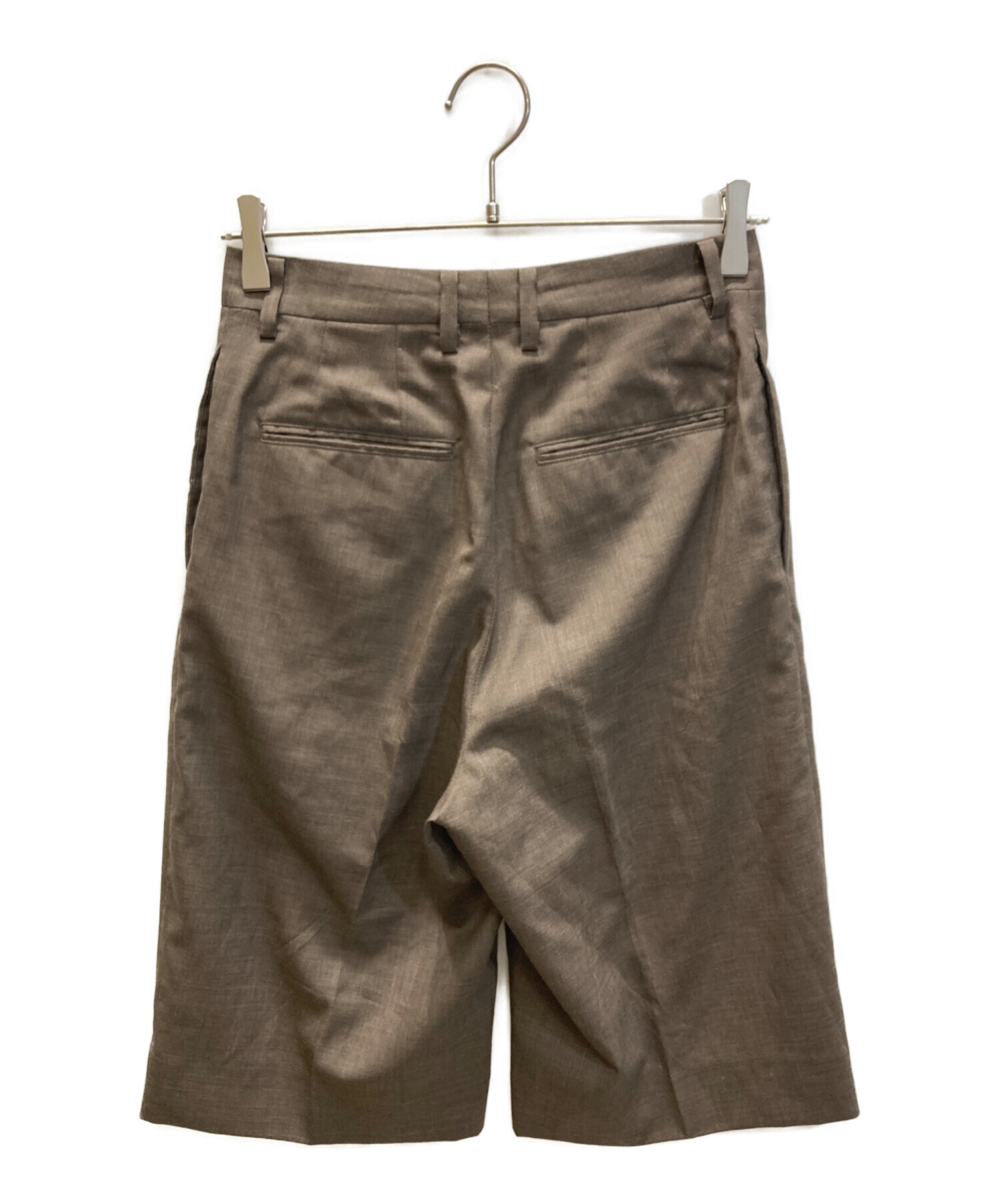 中古・古着通販】AURALEE (オーラリー) TROPICAl WOOL SHORTS ブラウン