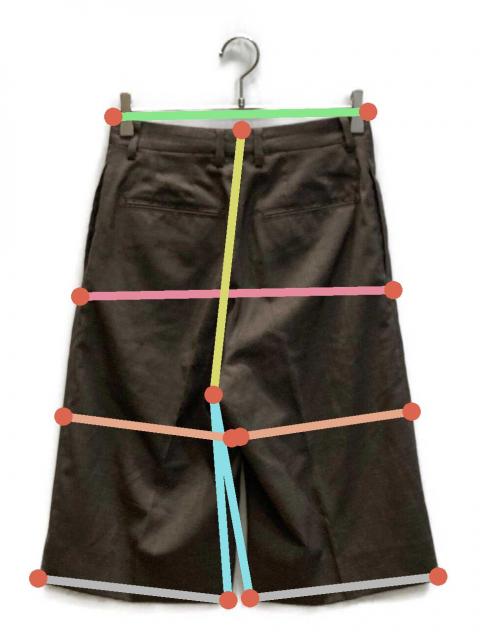 中古・古着通販】AURALEE (オーラリー) TROPICAl WOOL SHORTS ブラウン