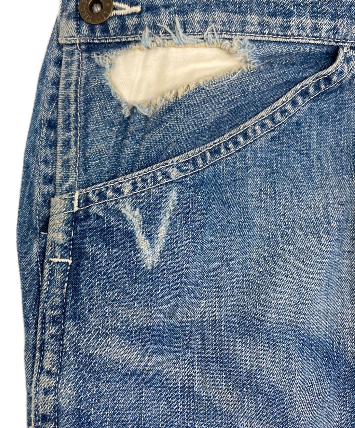 LEVIS 1930'sビンテージクロージングNO2オーバーオール秀逸インディゴ 中古・古着通販】LEVI'S VINTAGE CLOTHING (リーバイス ビンテージ